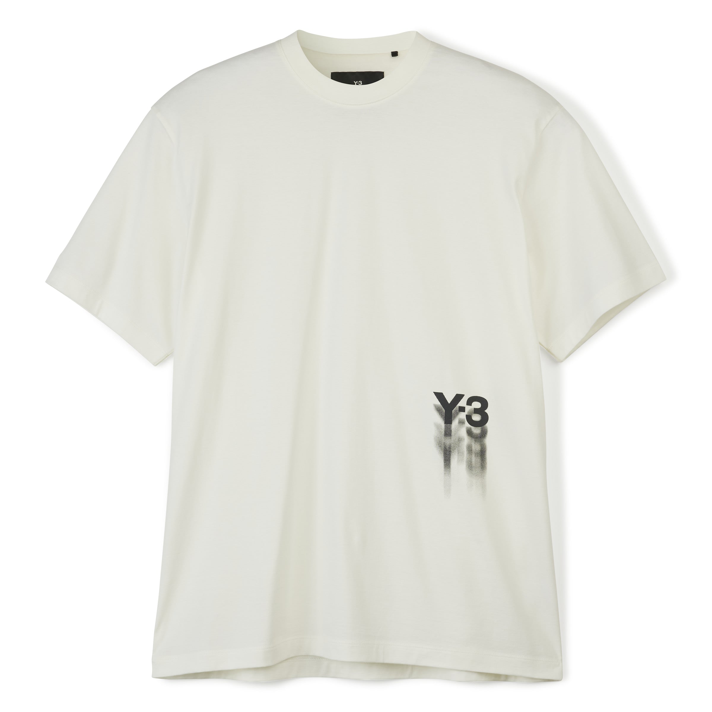 ADIDAS Y-3 Graphic Short Sleeve Tee Off White