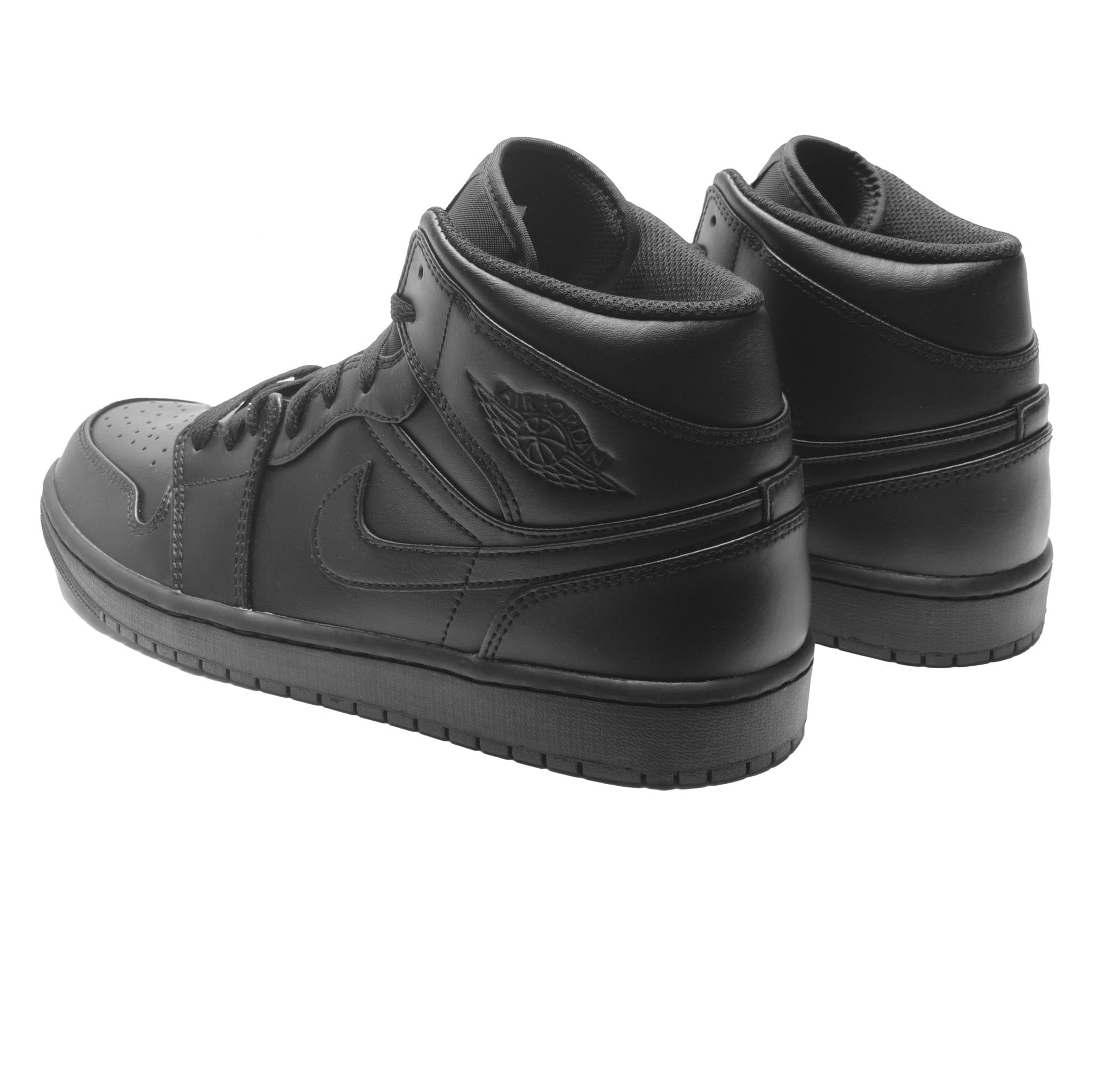 Air Jordan 1 Mid 'Triple Black' & SNEAKERBOX