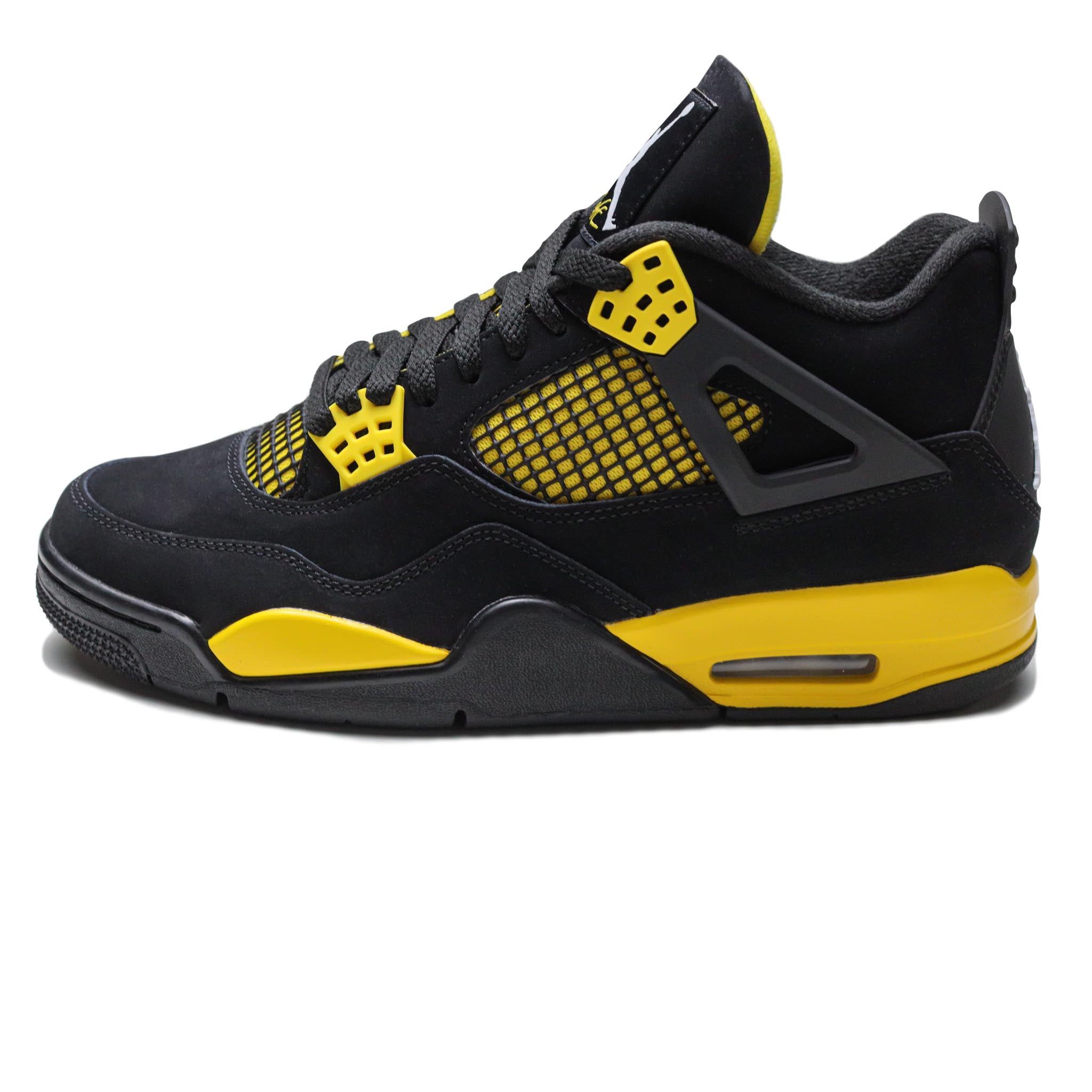 Jordan 4 retro black and yellow best sale