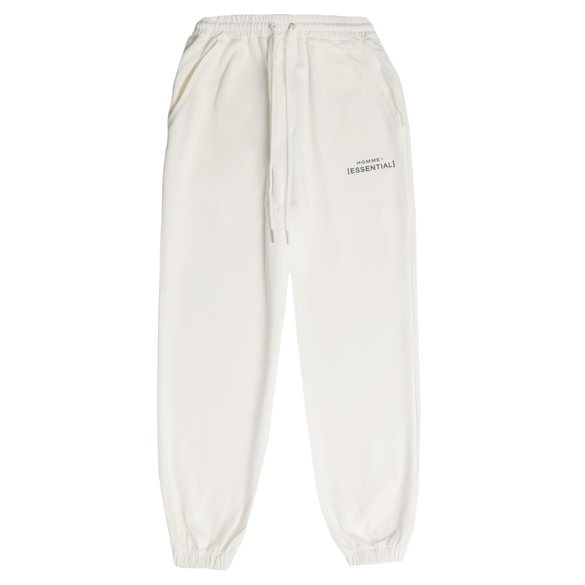 HOMME+ Essentials Jogger Off White