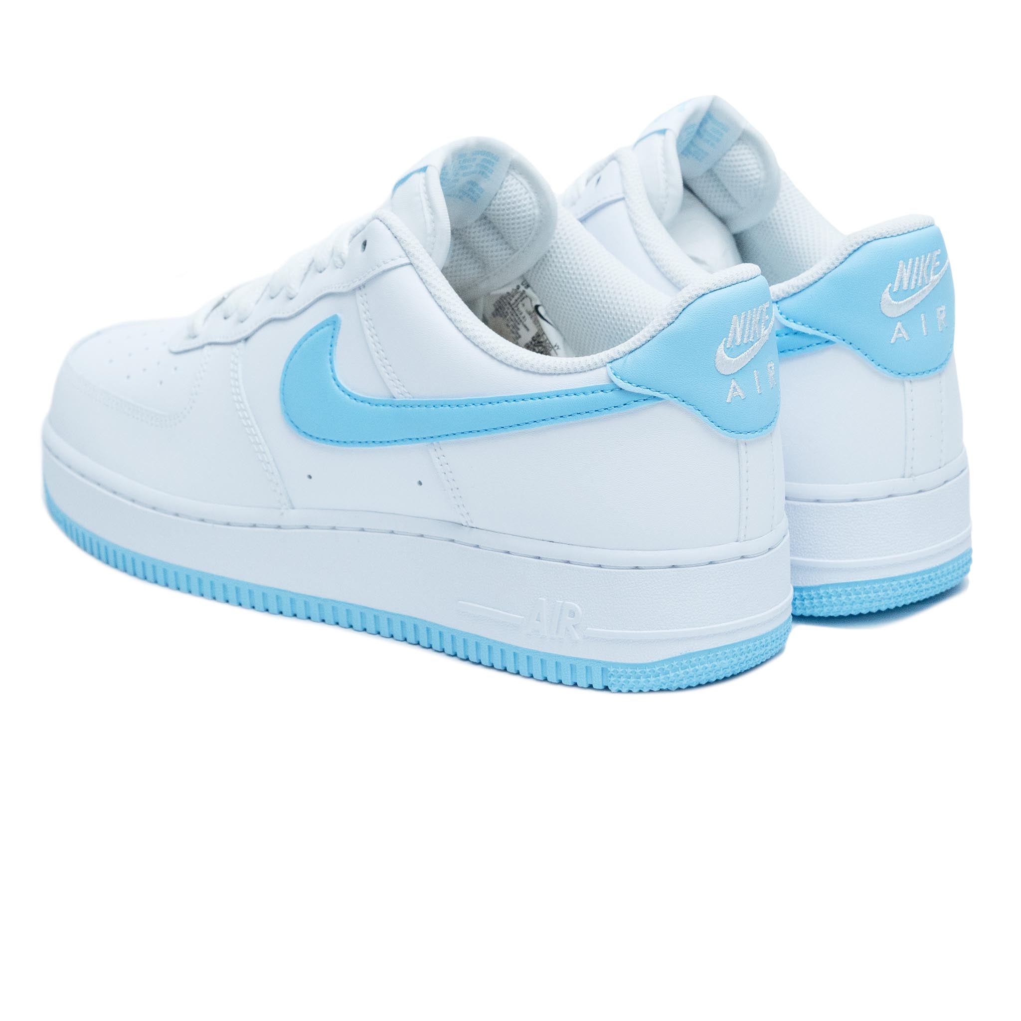 Nike Af1 Air Force 1s Light Blue Nike Air Force '07 'White/Aquarius
