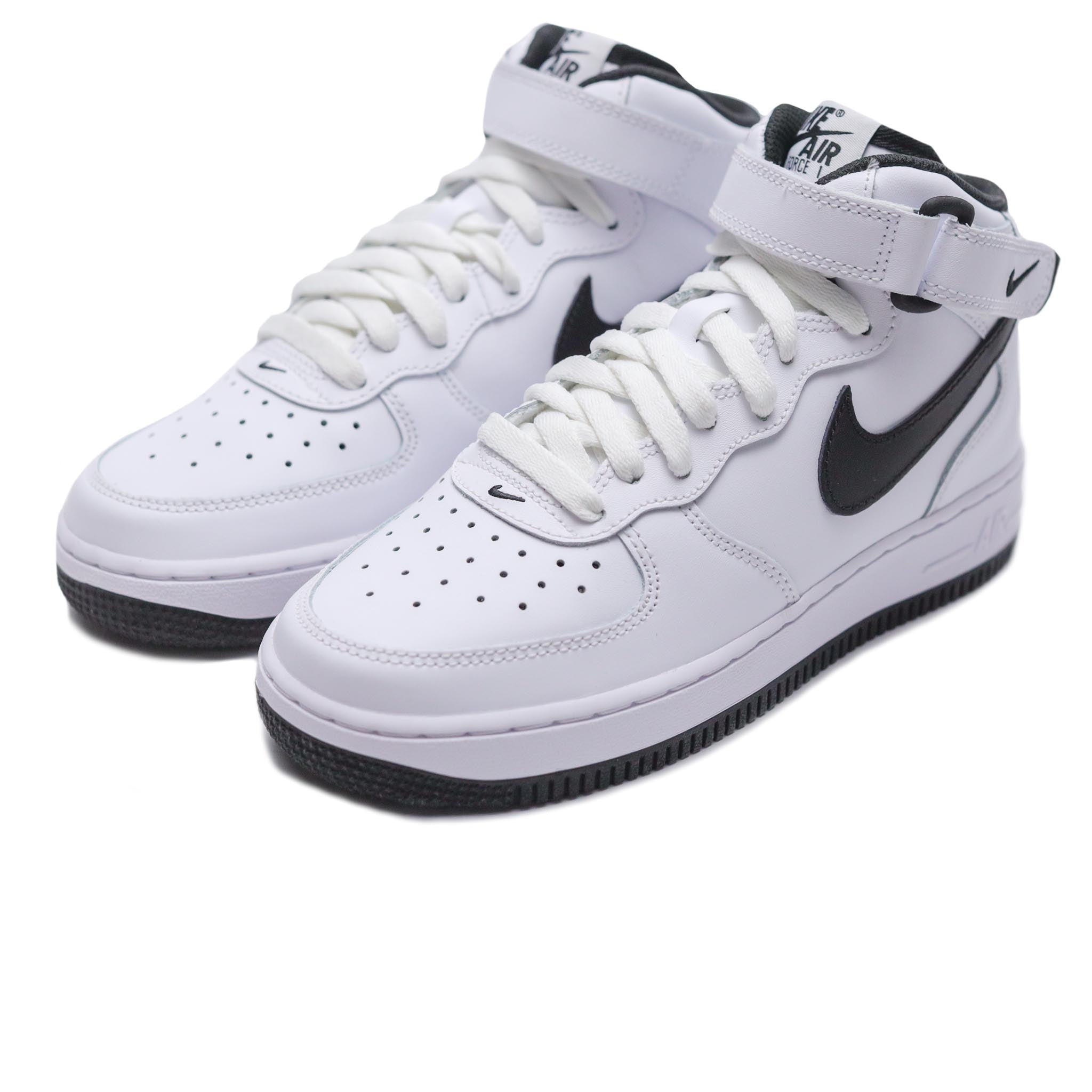 Mid Air Force One High Black And White Nike Air Force Mid By You