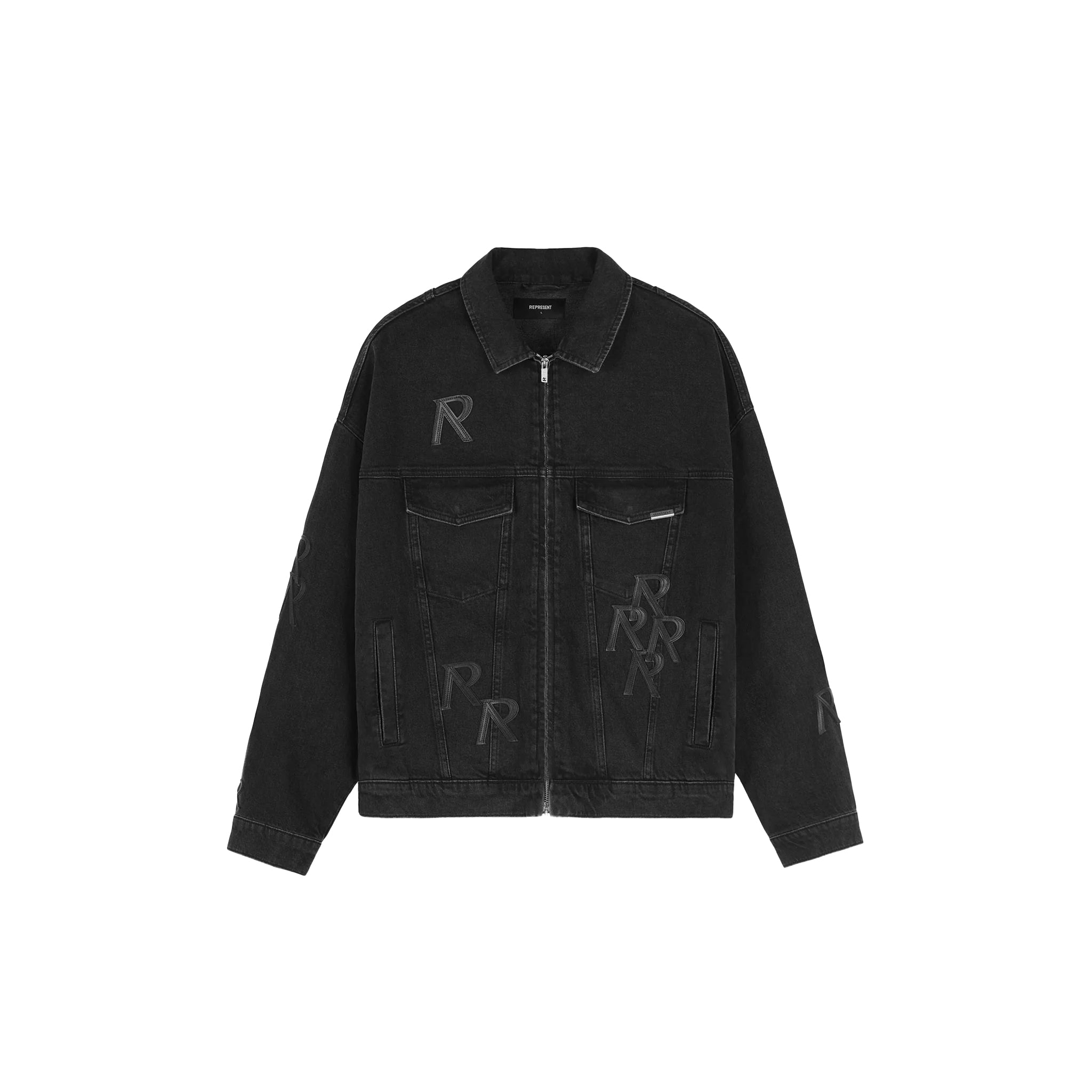 Soul Star fleece lined denim jacket in black - ShopStyle
