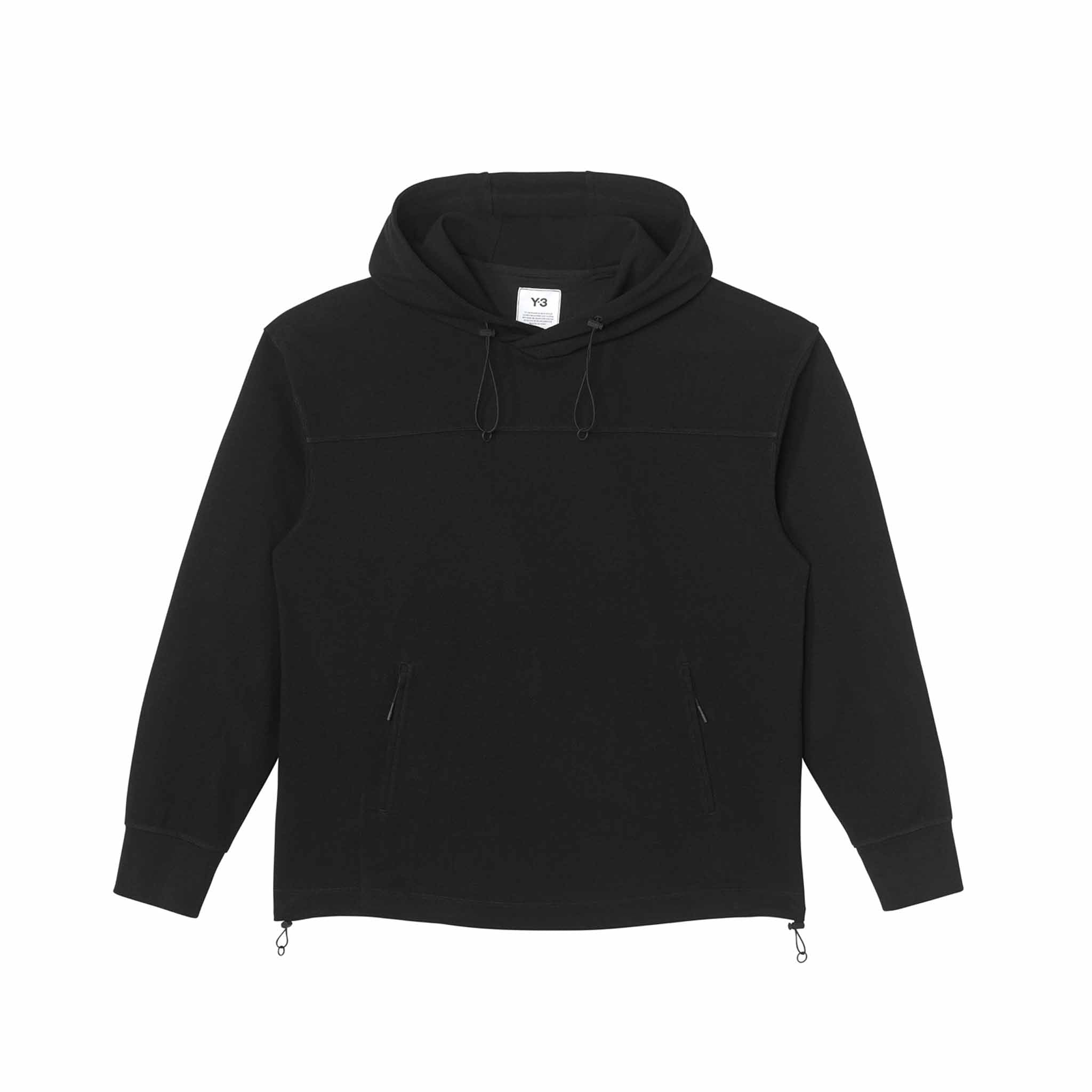 ADIDAS Y-3 Classic Heavy Pique Hoodie Black SNEAKERBOX