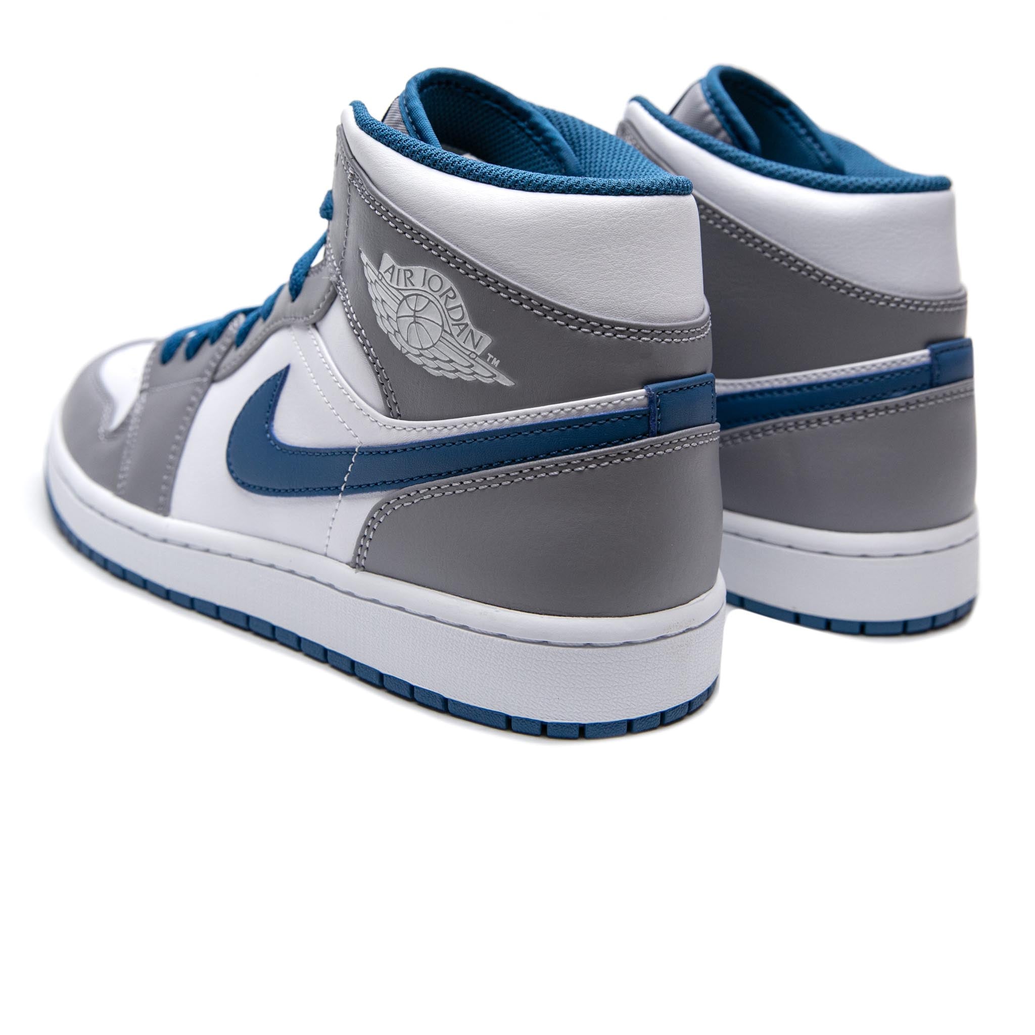 Jordan 1 mid hot sale true blue