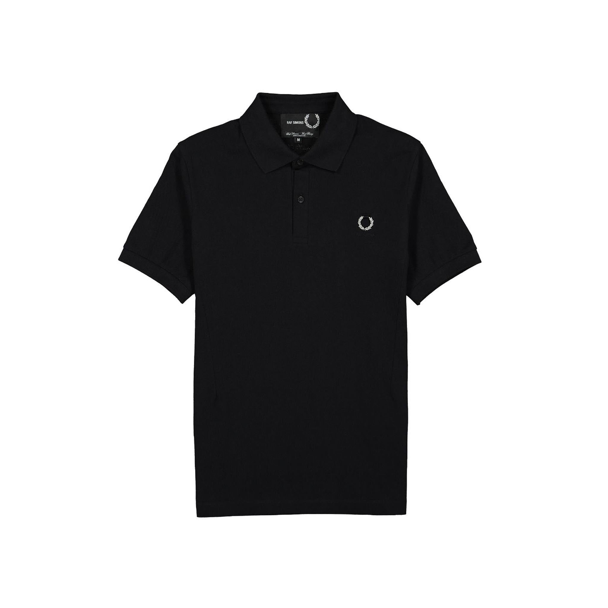 Fred Perry x Raf Simons Laurel Wreath Detail Polo Black