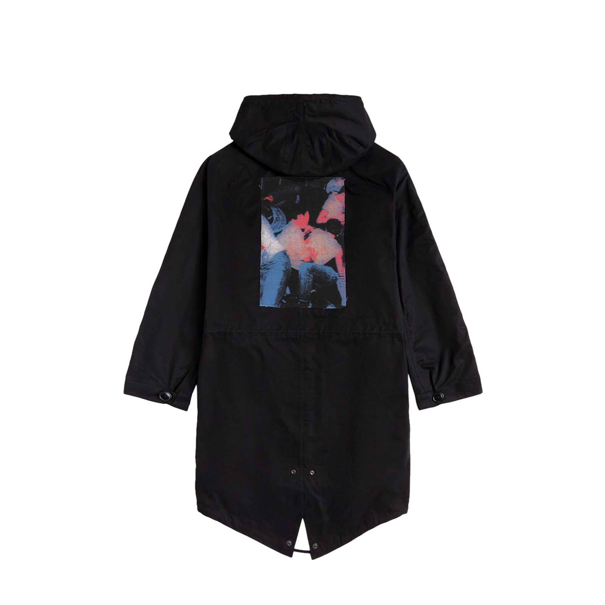 Fred Perry x Raf Simons Unlined Parka Black SNEAKERBOX