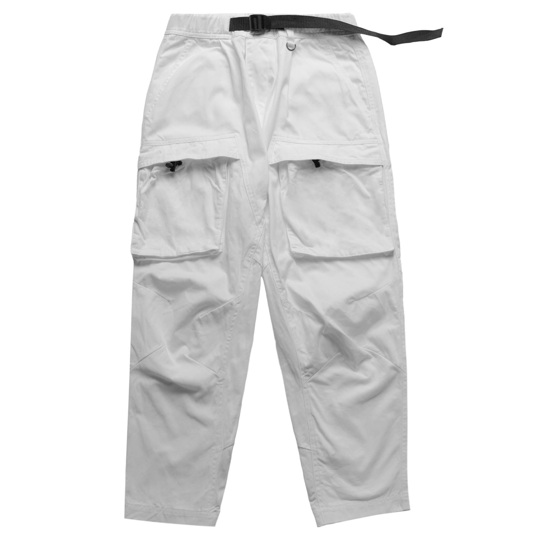 HOMME+ Belted Cargo Pants White