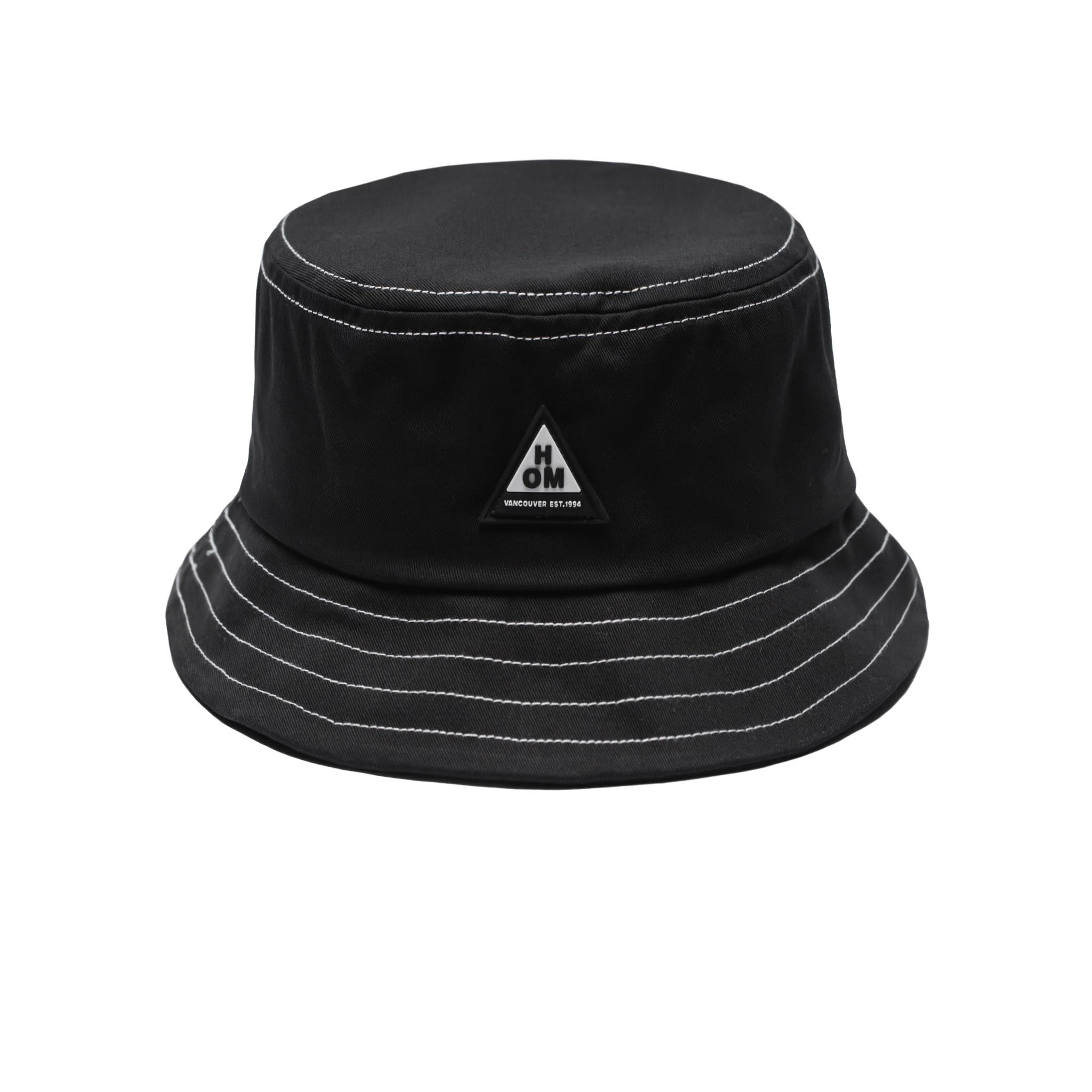 HOMME+ Woven Bucket Hat Black M