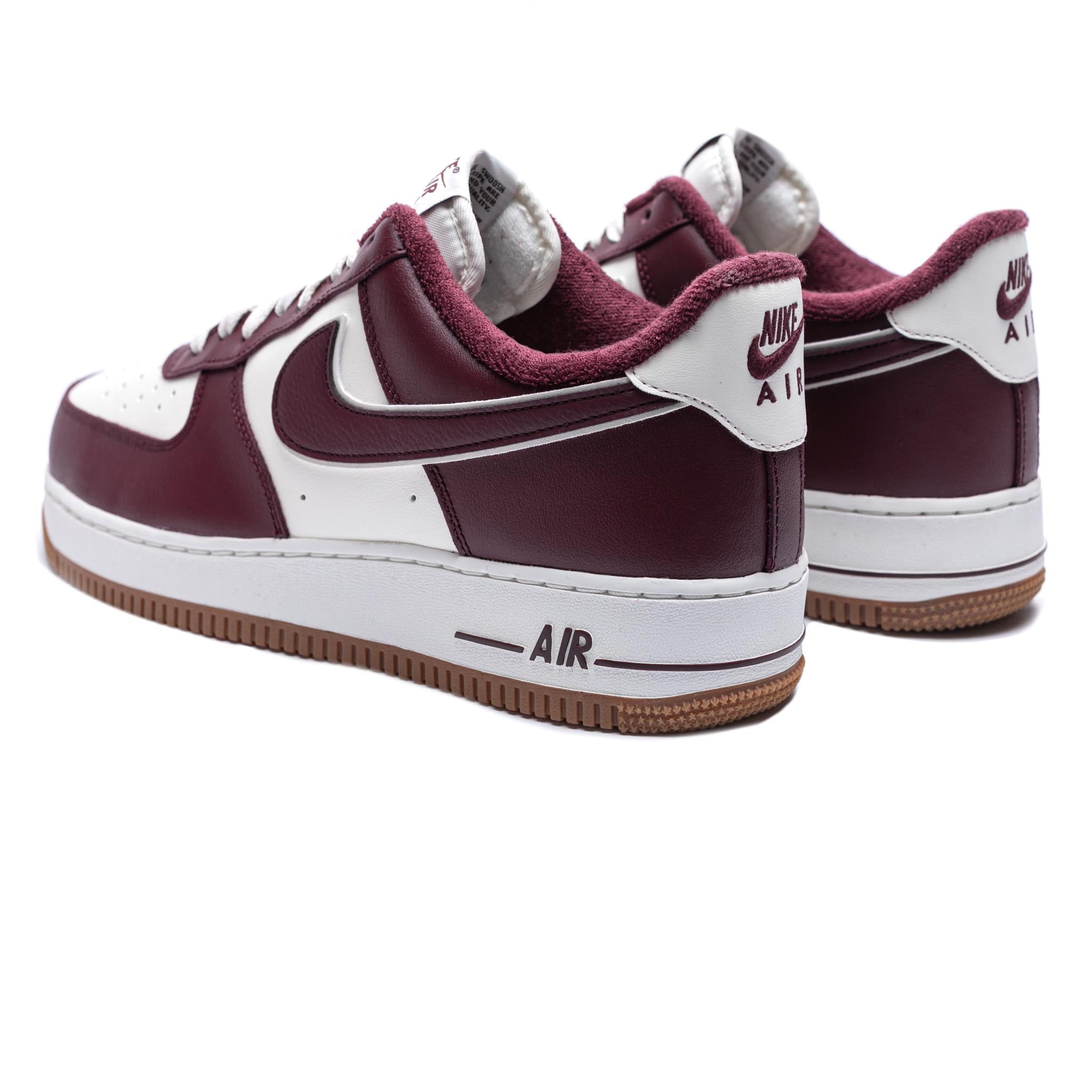 Nike Air Force 1 '07 LV8 Mens Size 11 DQ7659-102 College Pack Night  Maroon New