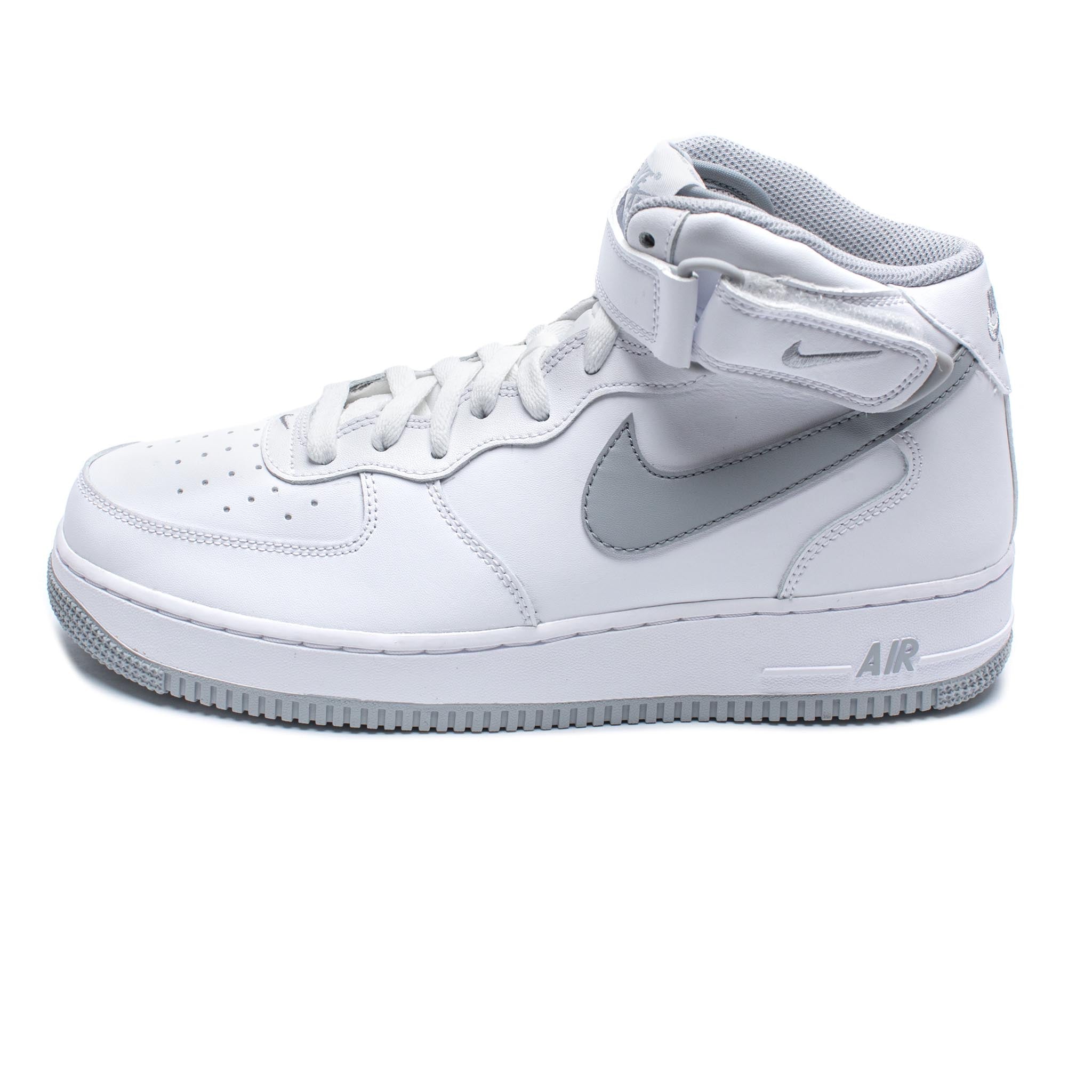 Nike Air Force Mid '07 'White/Grey' - Main Image