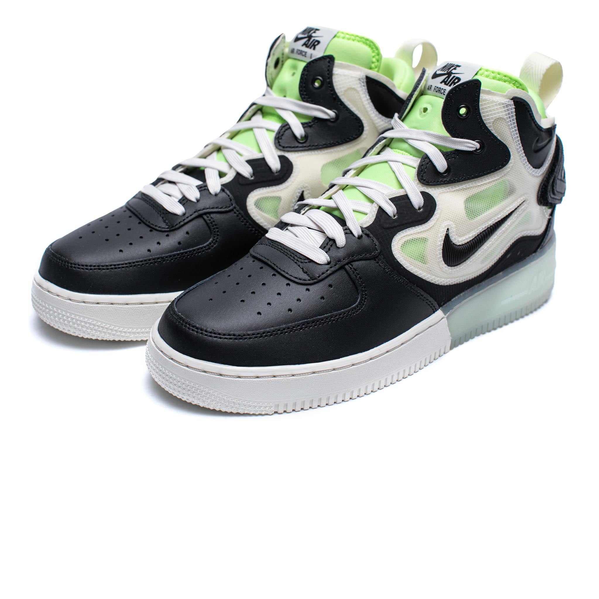 Nike Air Force Mid React 'Black Neon' SNEAKERBOX - Main Image