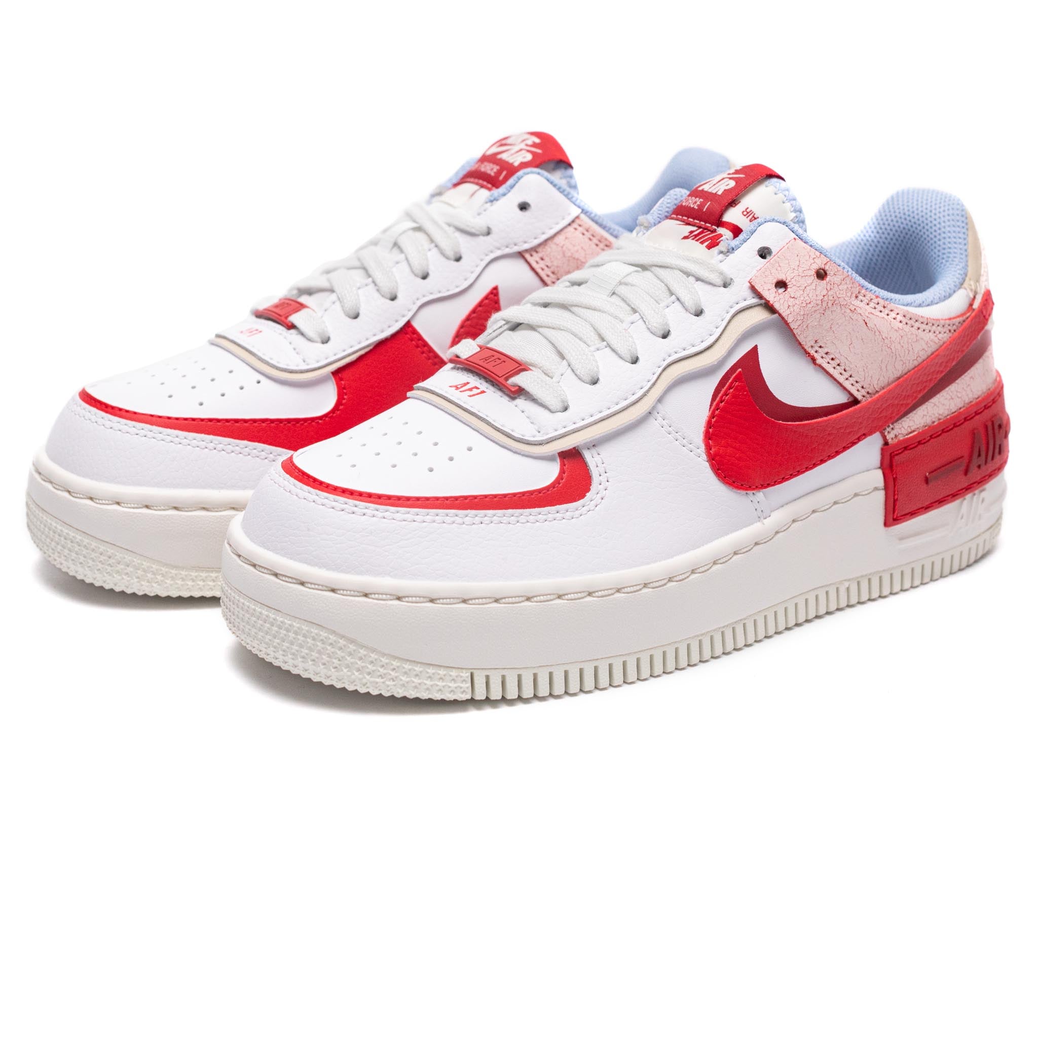 Nike Air Force 1 Shadow 'Summit White/University Red'