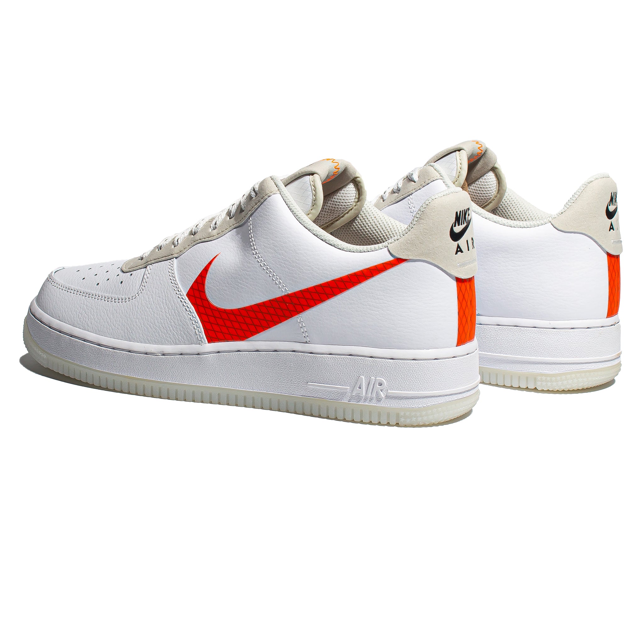 Nike Force 1 Toddler LV8 3 White/Total Orange-Summit White - CD7415-100