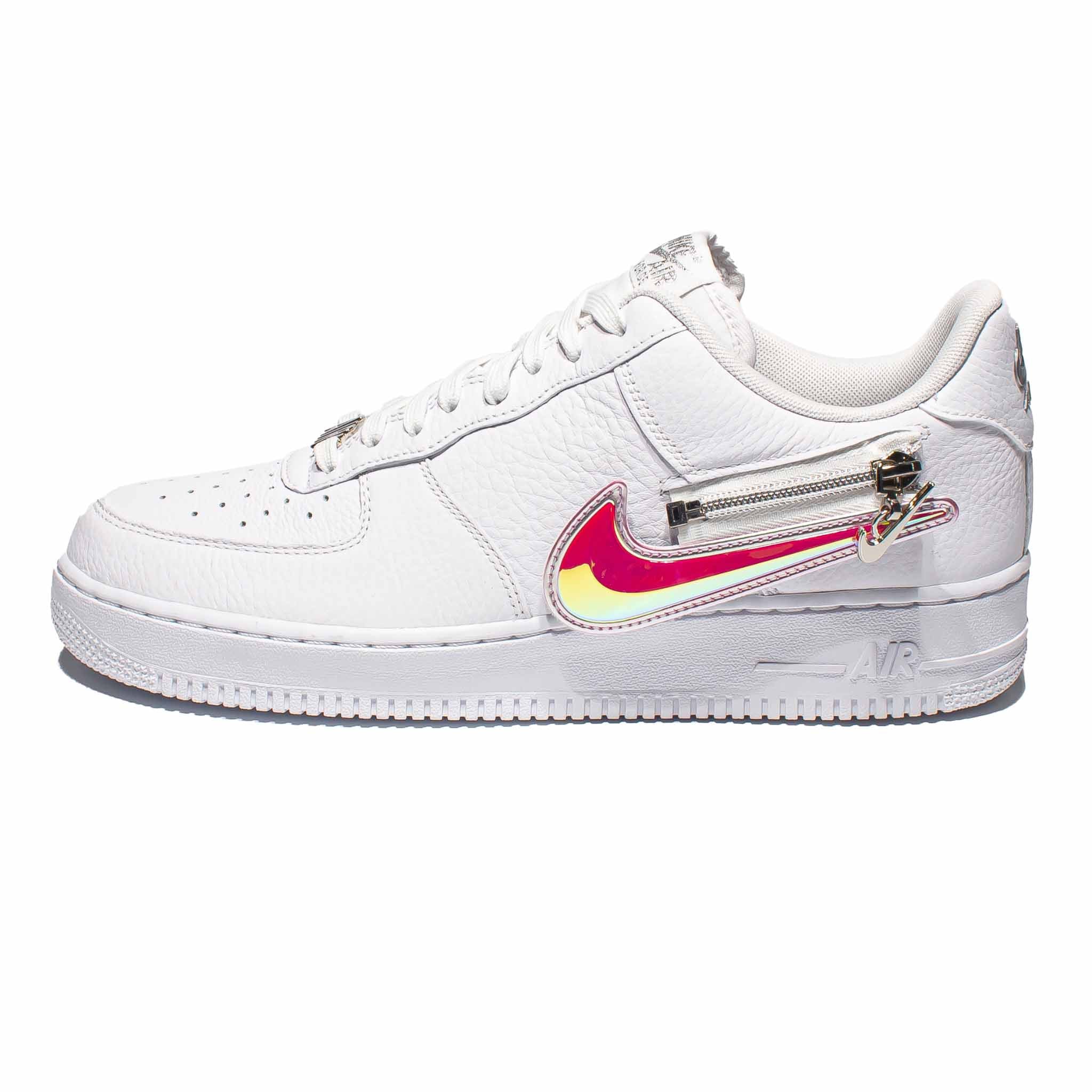 Nike air force 1 zip swoosh white Clearance