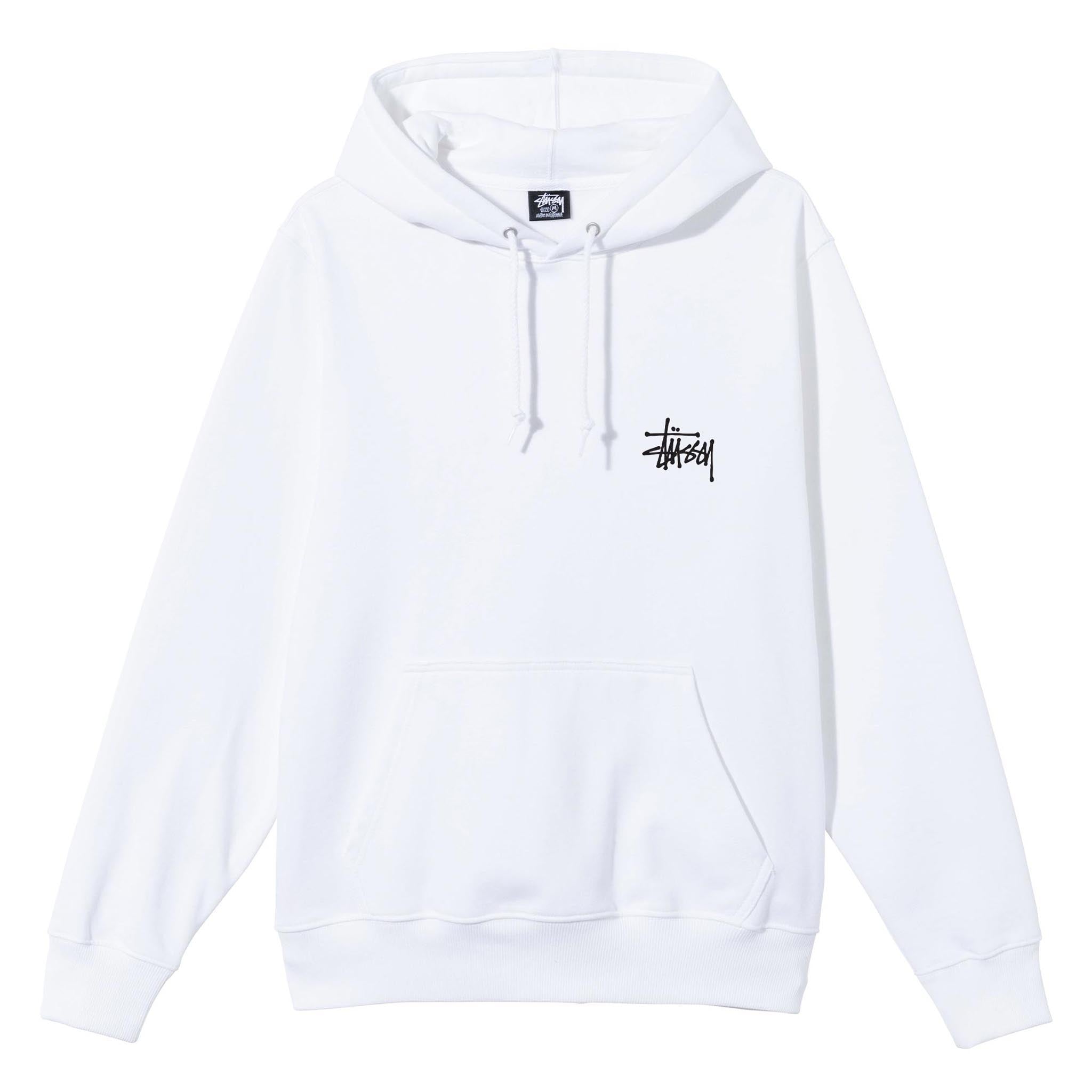 Stussy Basic Hood White | SNEAKERBOX