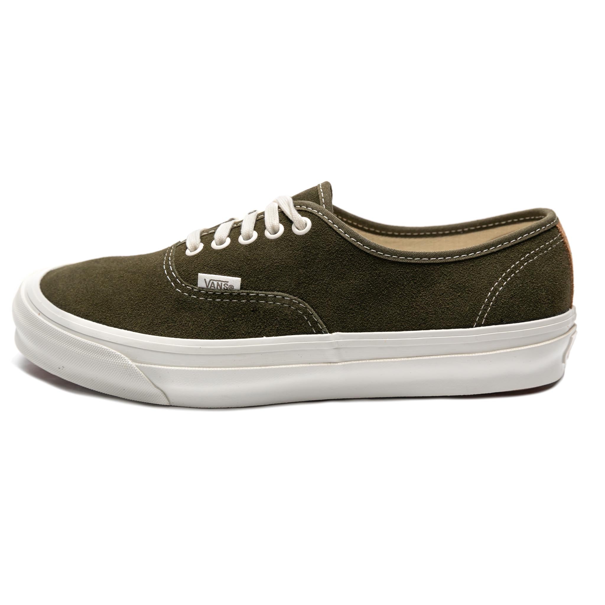 Vans Vault OG Authentic LX Suede Olive SNEAKERBOX