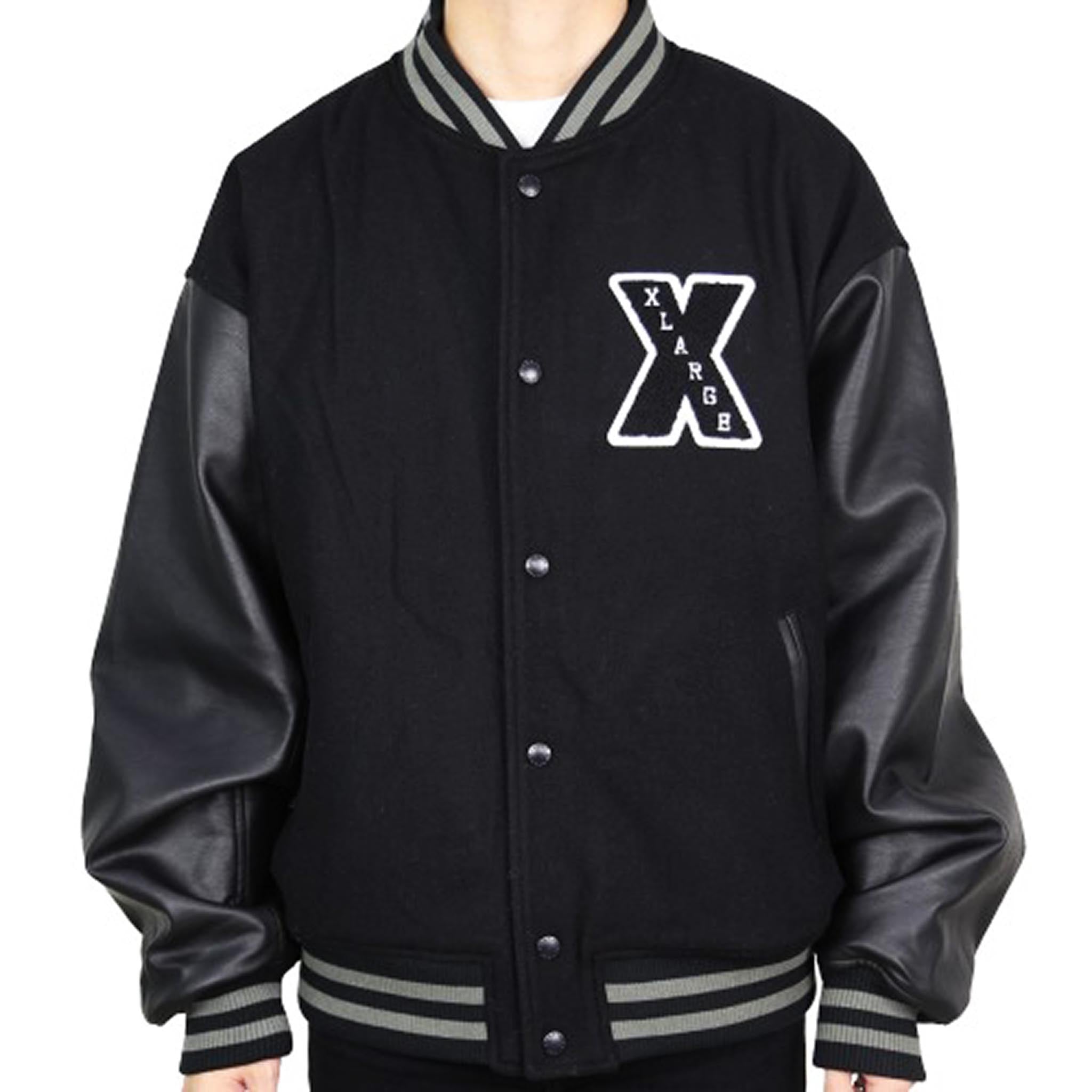 XLARGE OG Varsity Jacket Black