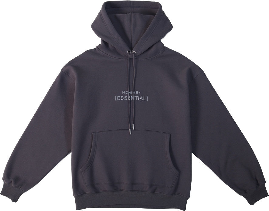 HOMME+ Essential Hoodie Charcoal