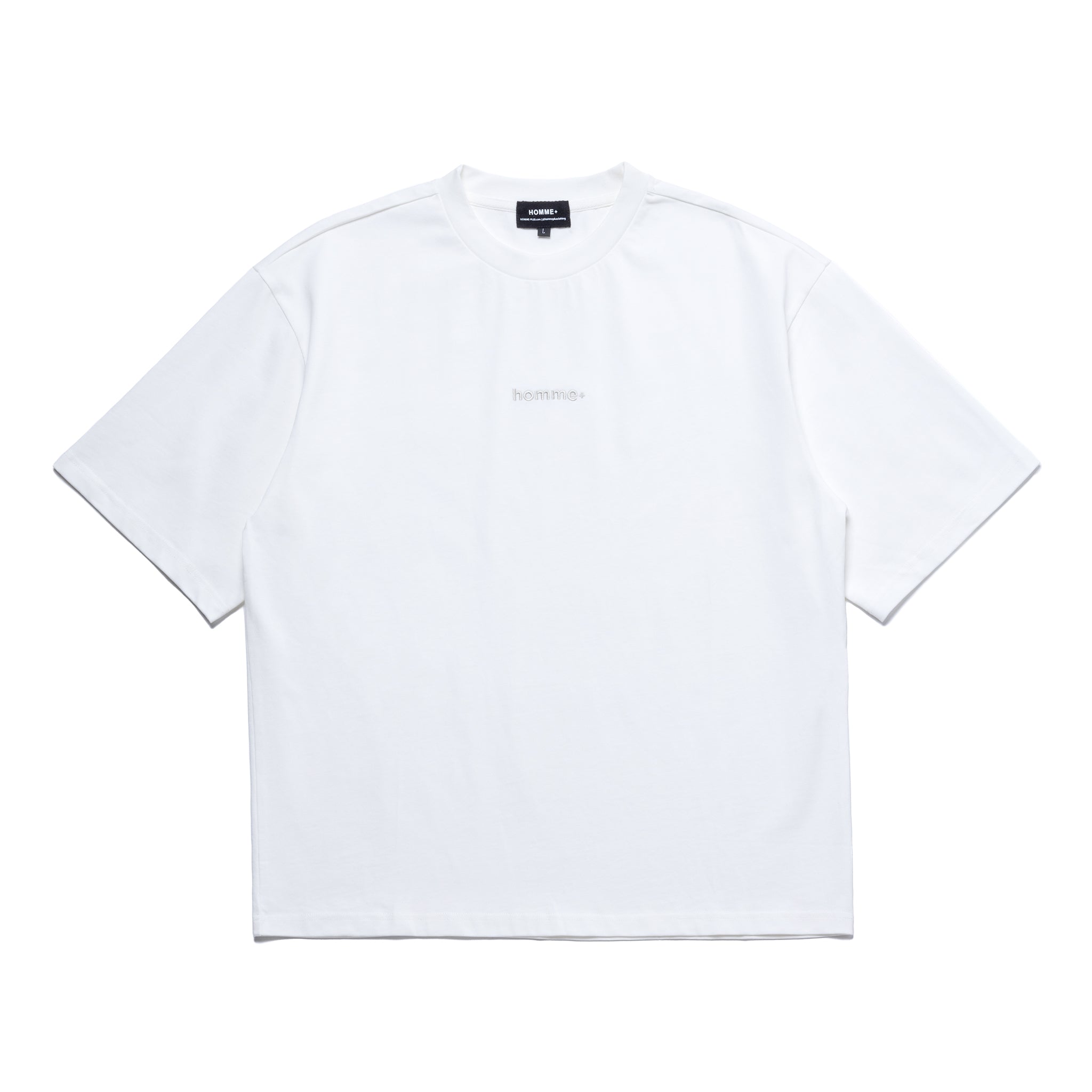 HOMME+ Bubble Print Tee Vanilla