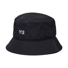 ADIDAS Y-3 3 Stripe Bucket Hat Black | SNEAKERBOX