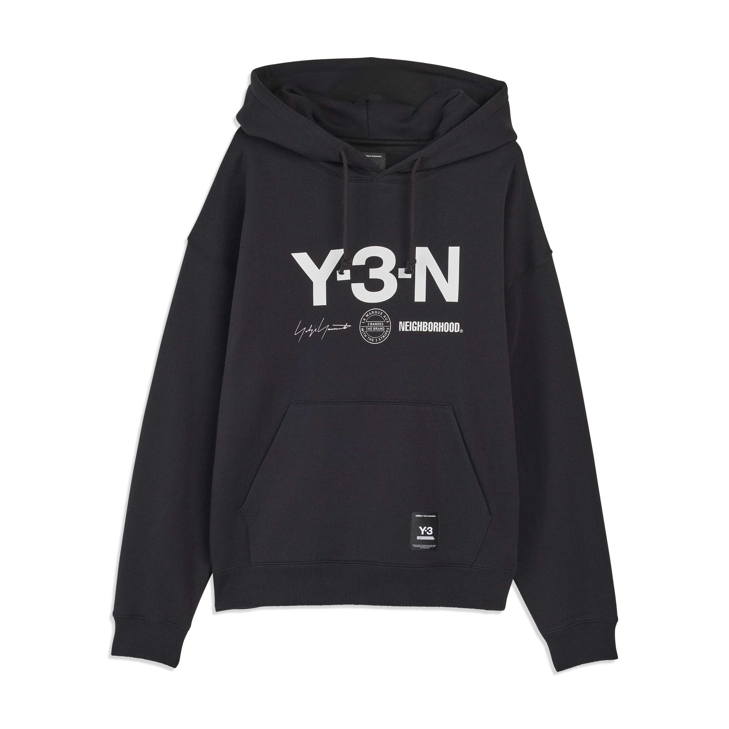ADIDAS Y-3 x Neighborhood Graphic Hoodie Black