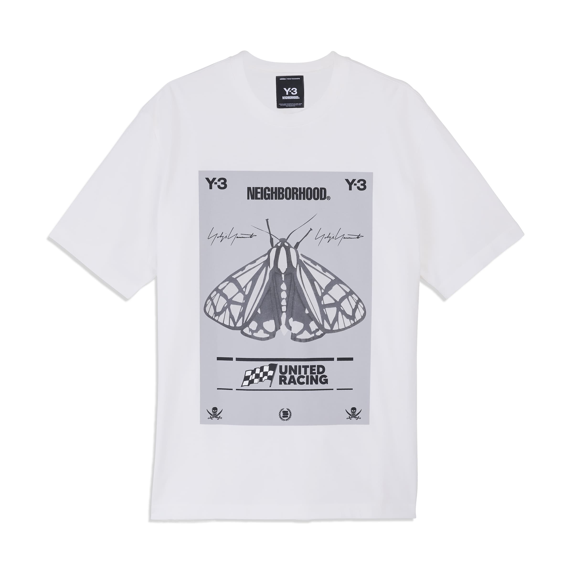 ADIDAS Y-3 x Neighborhood Graphic Tee White