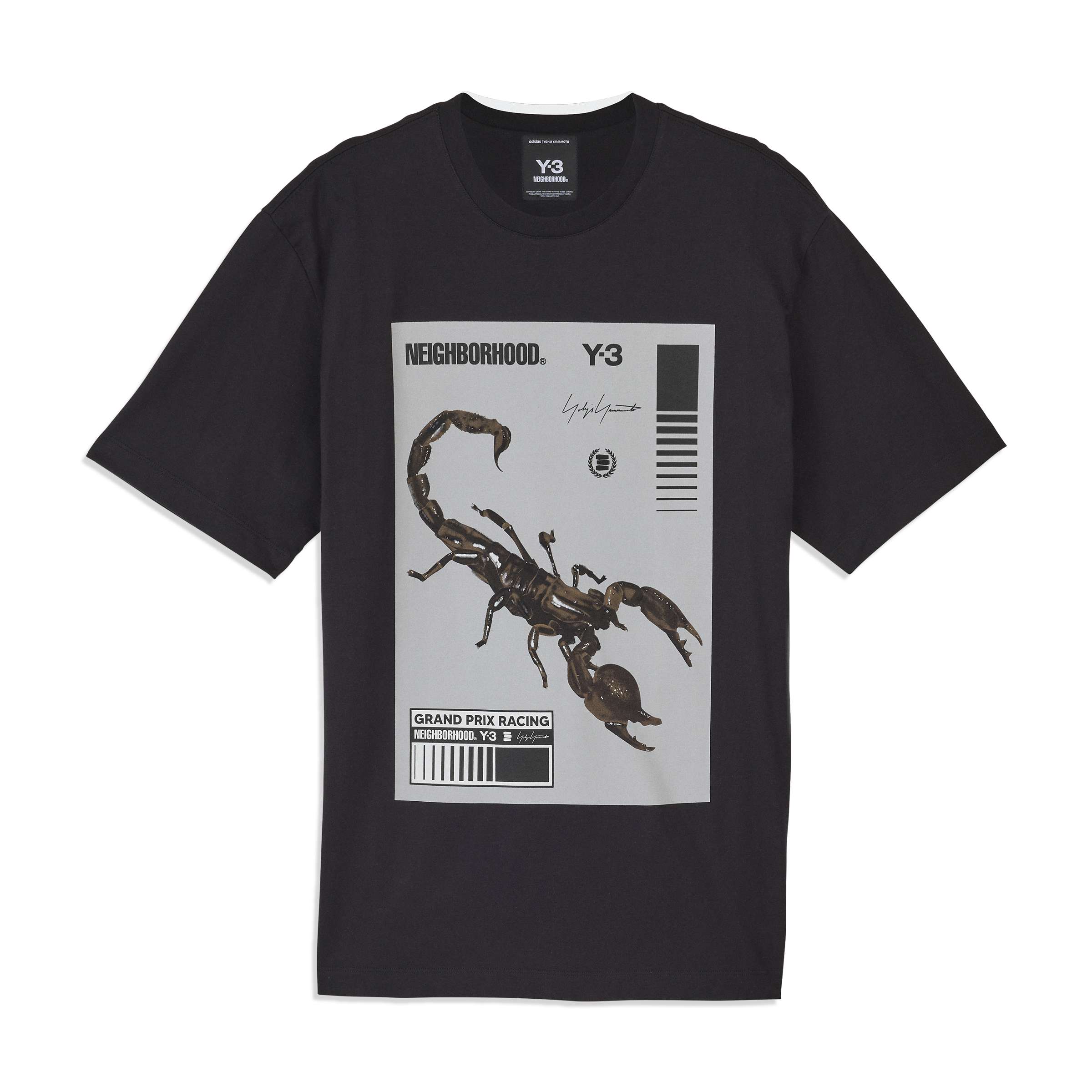 ADIDAS Y-3 x Neighborhood Graphic Tee Black