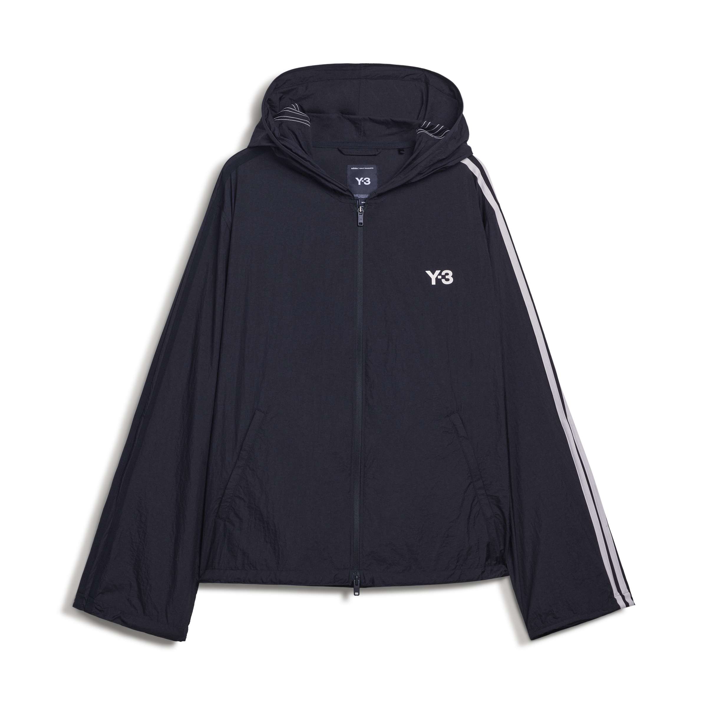 ADIDAS Y-3 NYL Wire 3 Stripes Tracktop Black