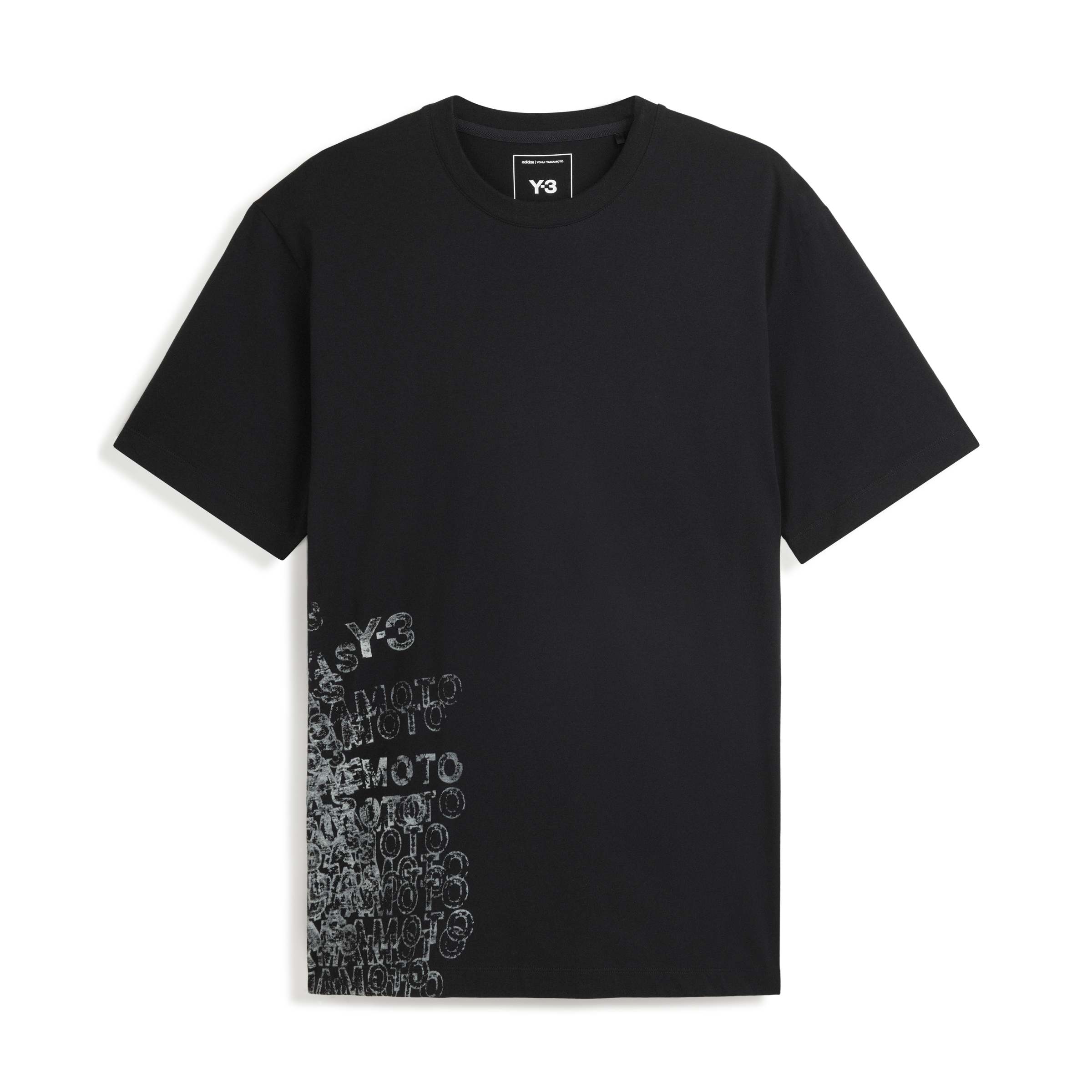 ADIDAS Y-3 GFX Short Sleeve Tee Black
