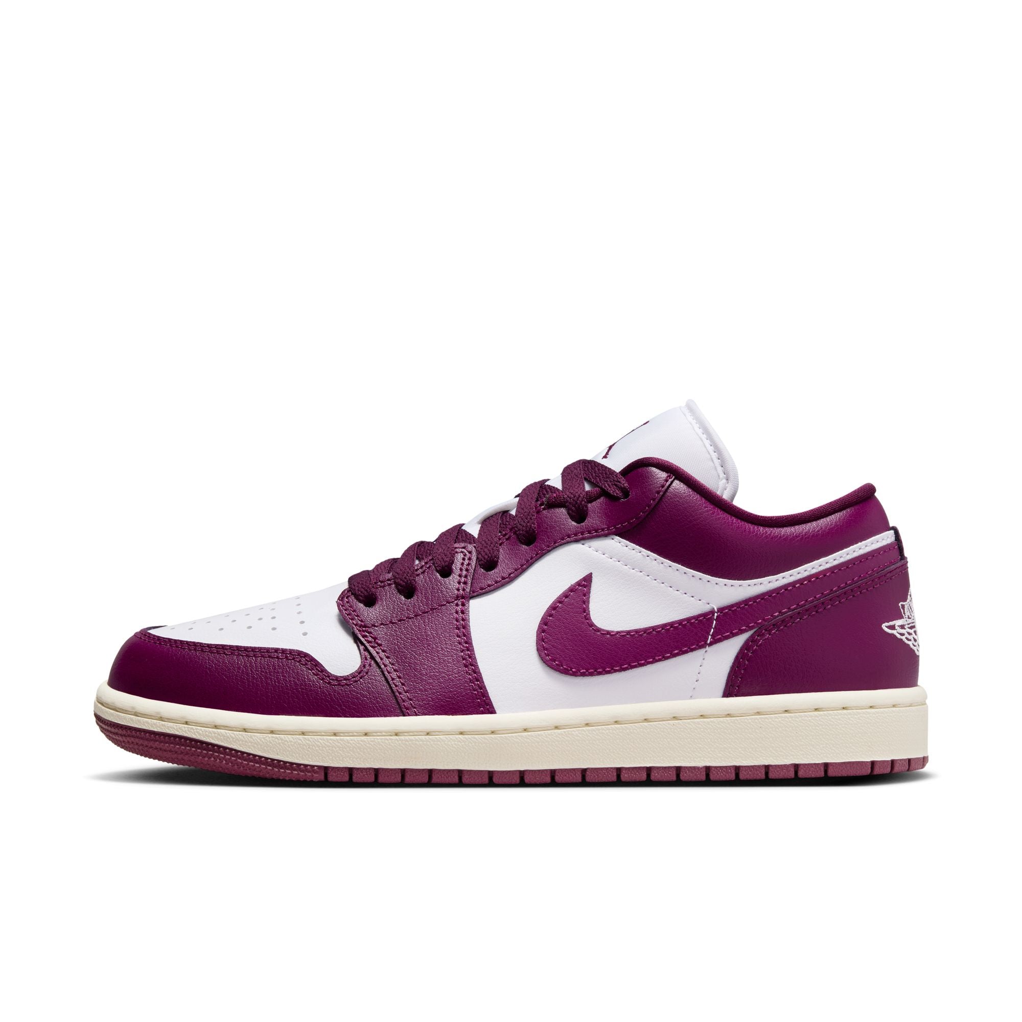 Air Jordan 1 Low 'White/Bordeaux'