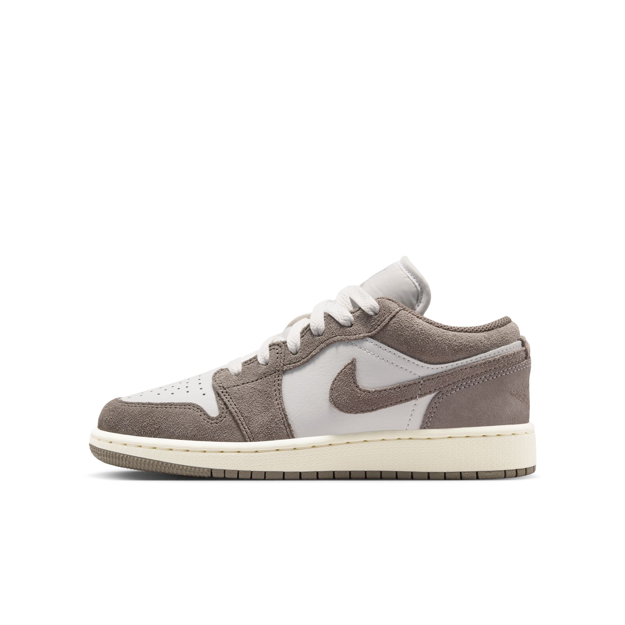 Air Jordan 1 Low (GS) 'Olive Grey/Enigma Stone'