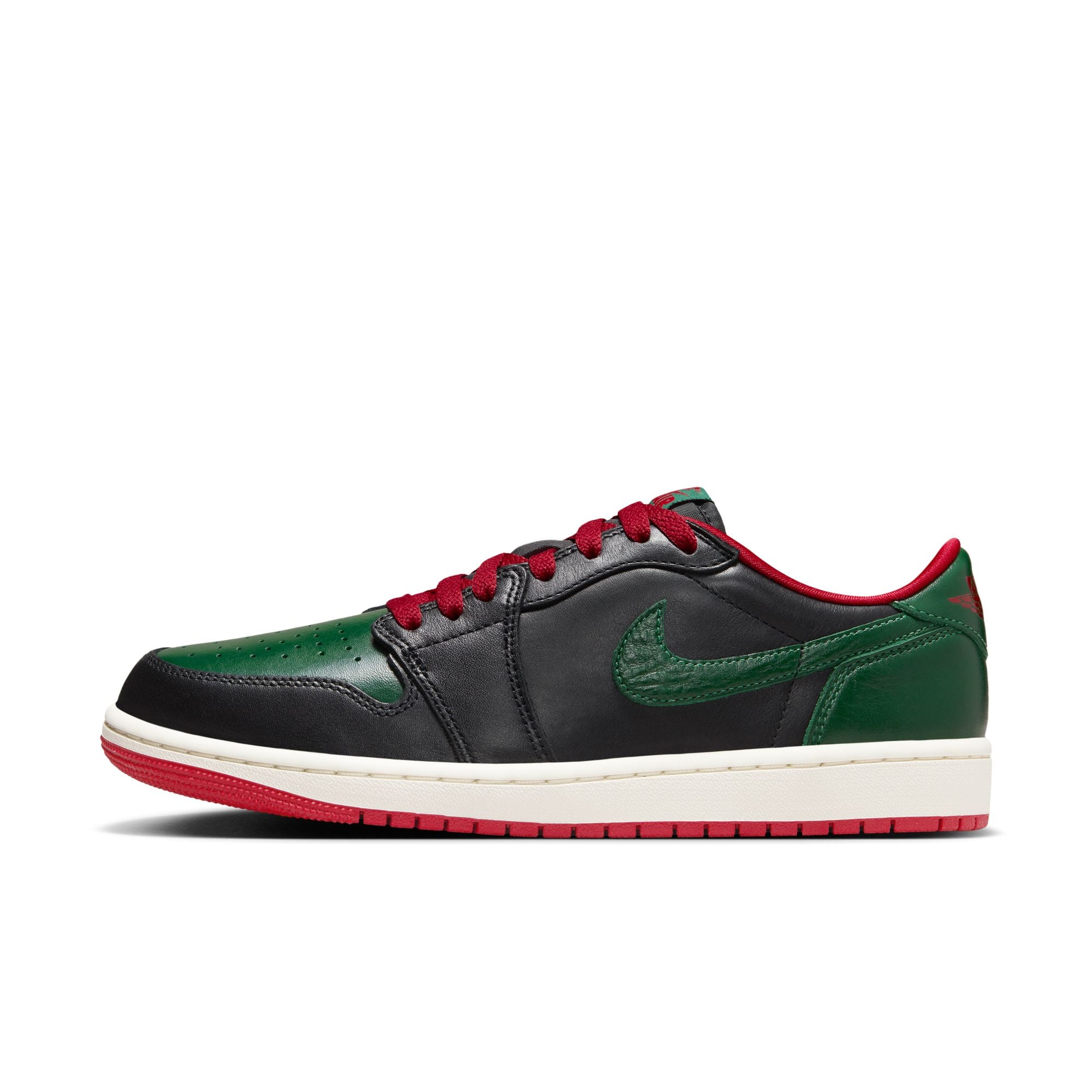 Air Jordan 1 Low OG 'Black/Gorge Green'