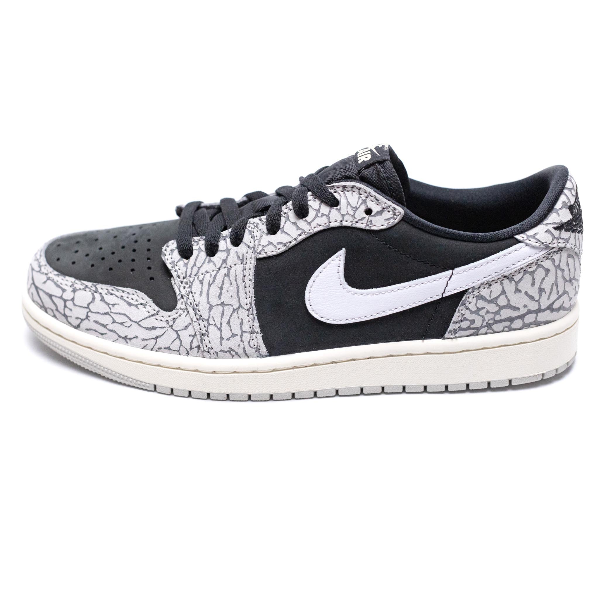 Air Jordan 1 Low OG 'Black Cement' & SNEAKERBOX