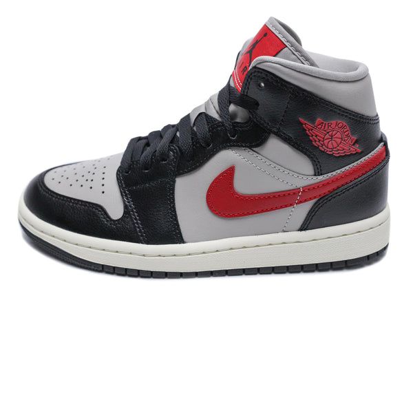 Jordan 1 mid black university red online