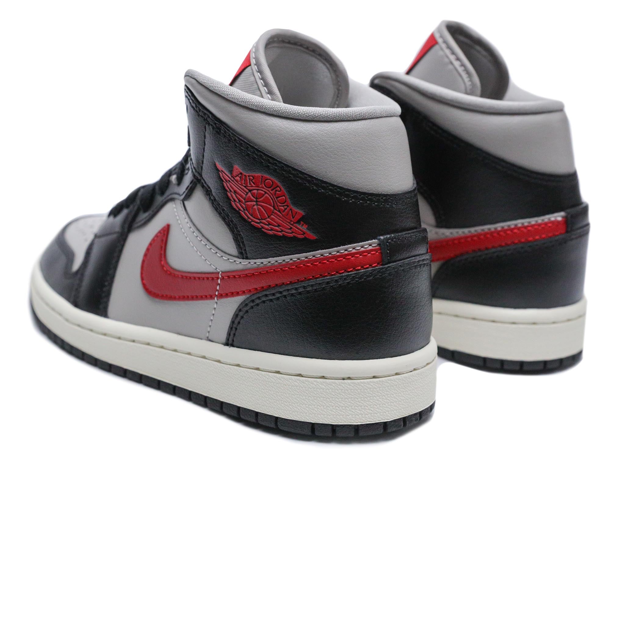 Air Jordan 1 Mid 'Black/Gym Red/College Grey'