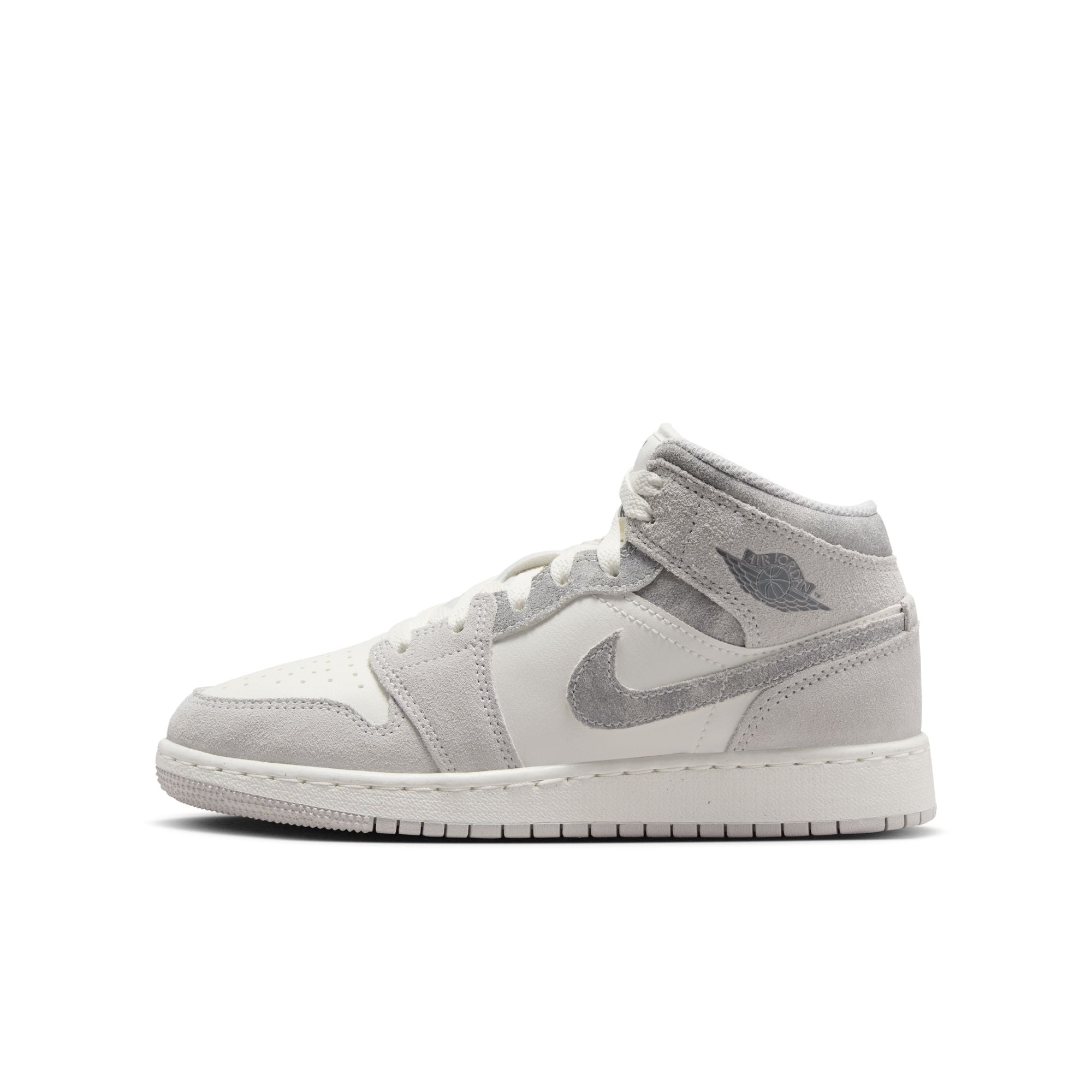 Air Jordan 1 Mid SE (GS) 'Neutral Grey/Sail'