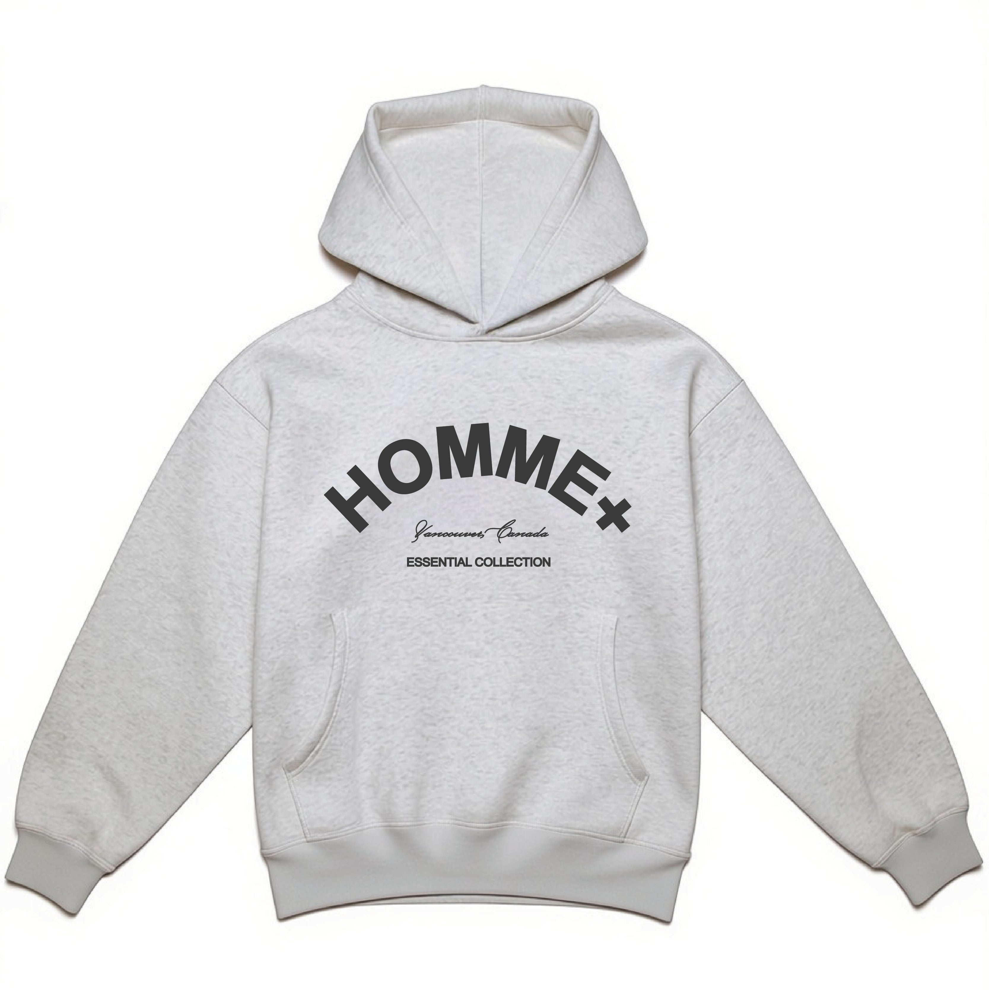 HOMME+ Essential Collection Hoodie V2 Heather Grey
