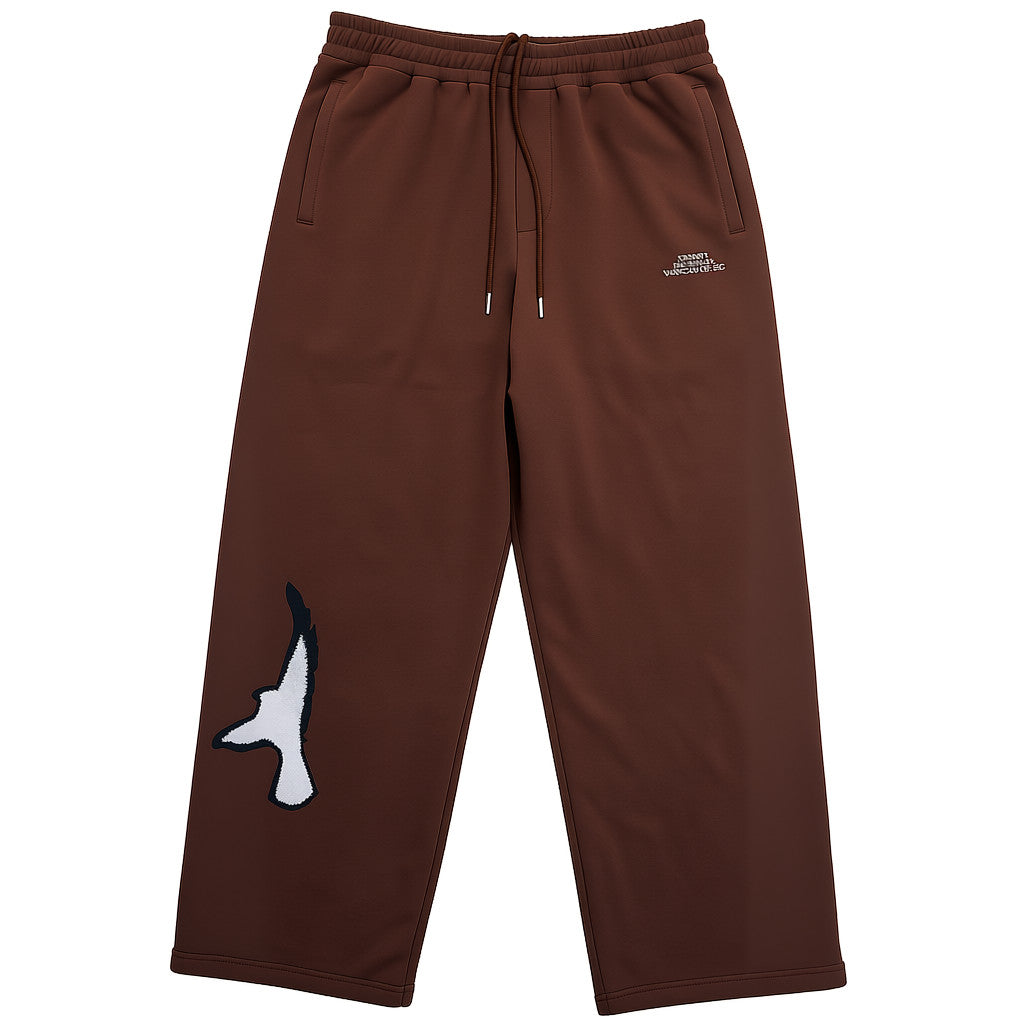 HOMME+ Bird Sweatpants Chocolate