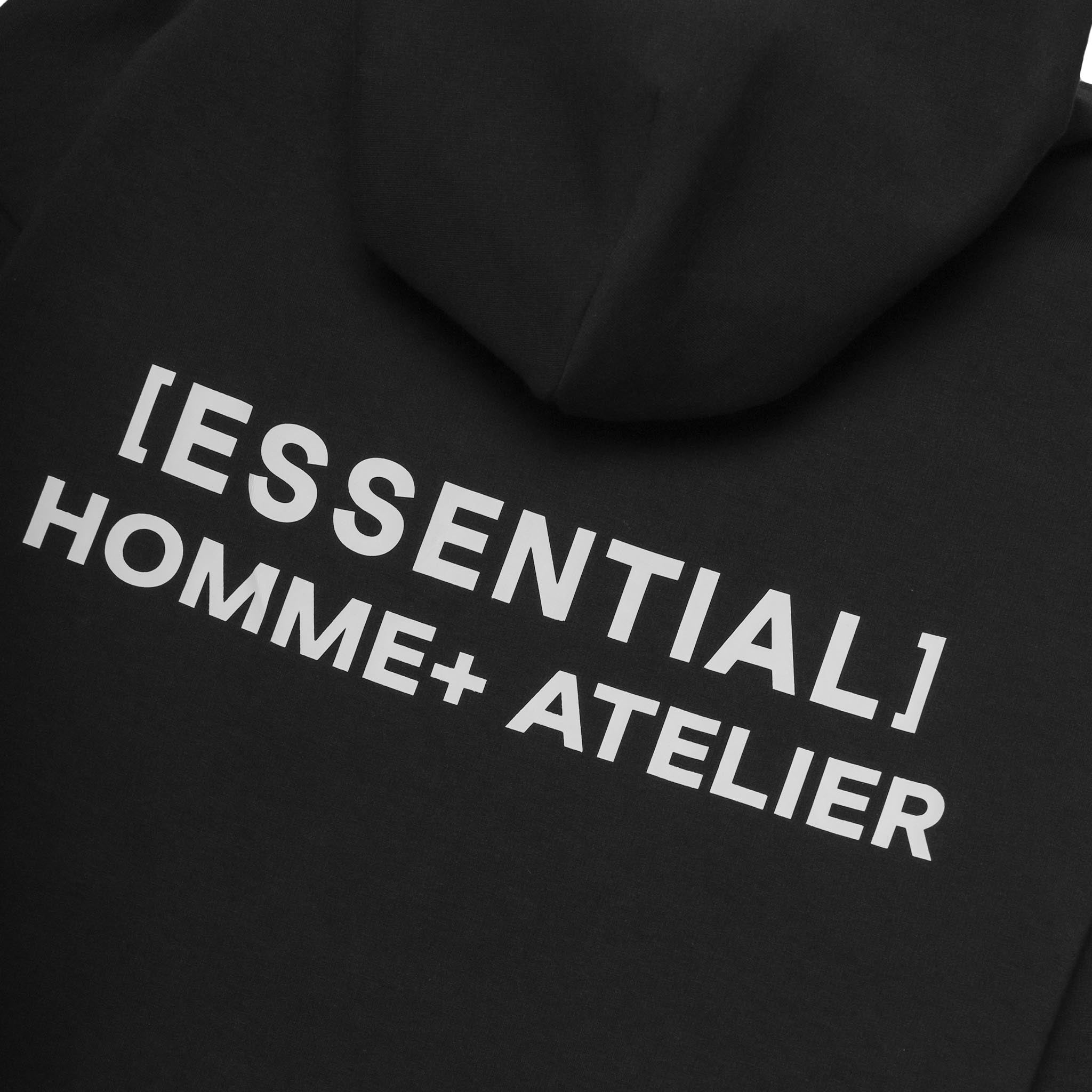 HOMME+ Essential Hoodie Black