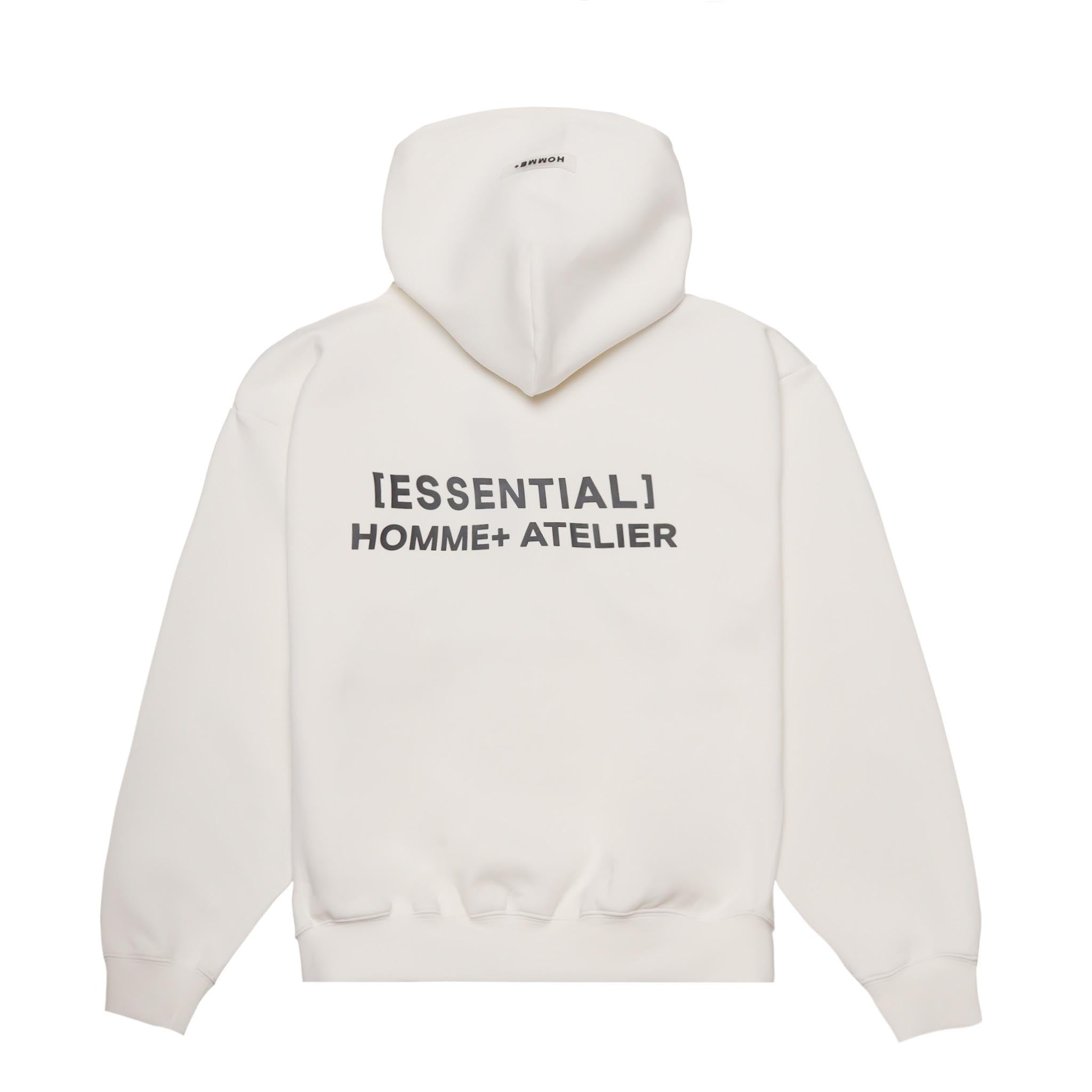 HOMME+ Essential Hoodie Off White