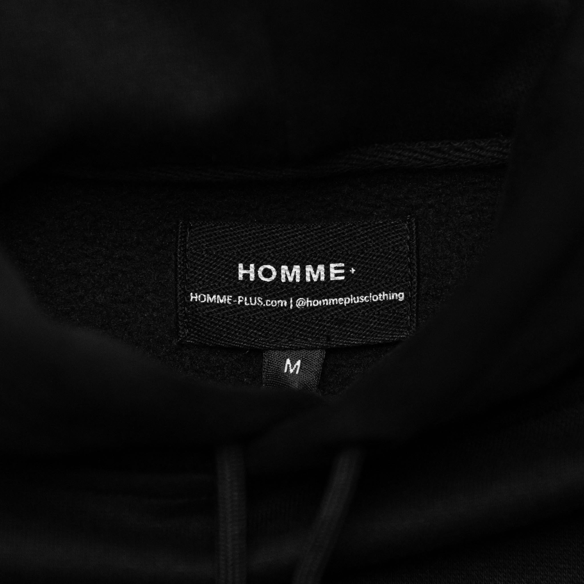 HOMME+ Essential Hoodie Black
