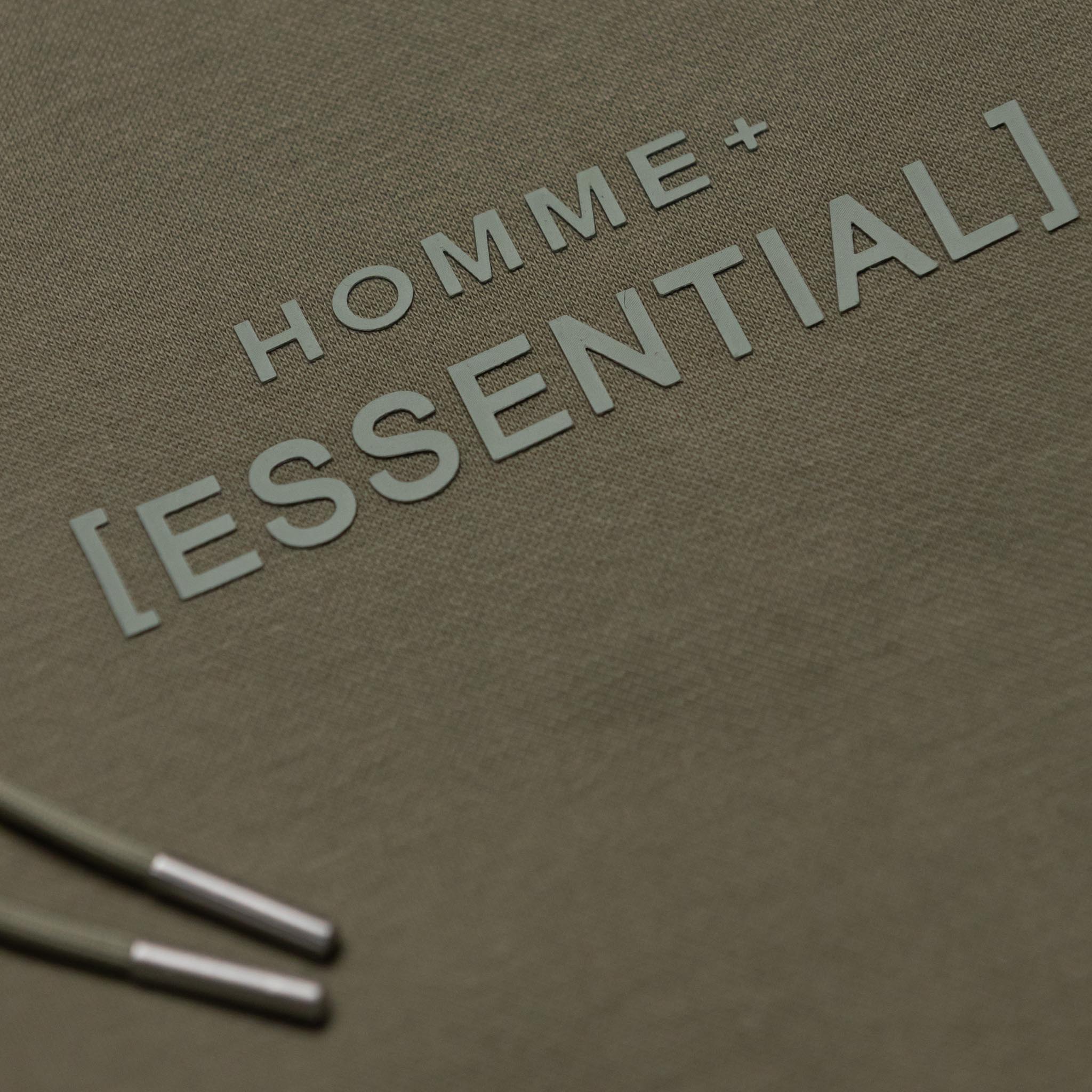 HOMME+ Essential Hoodie Light Army