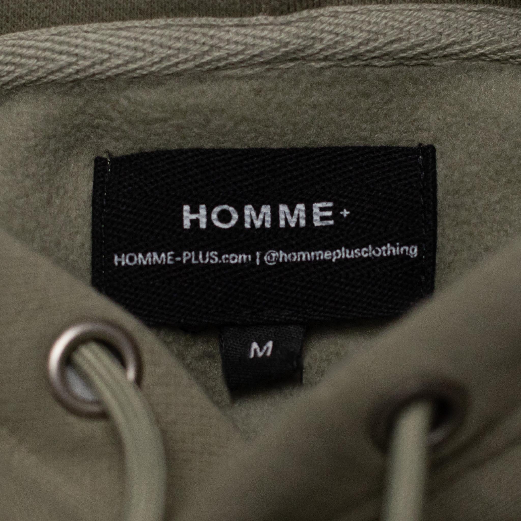 HOMME+ Essential Hoodie Light Army