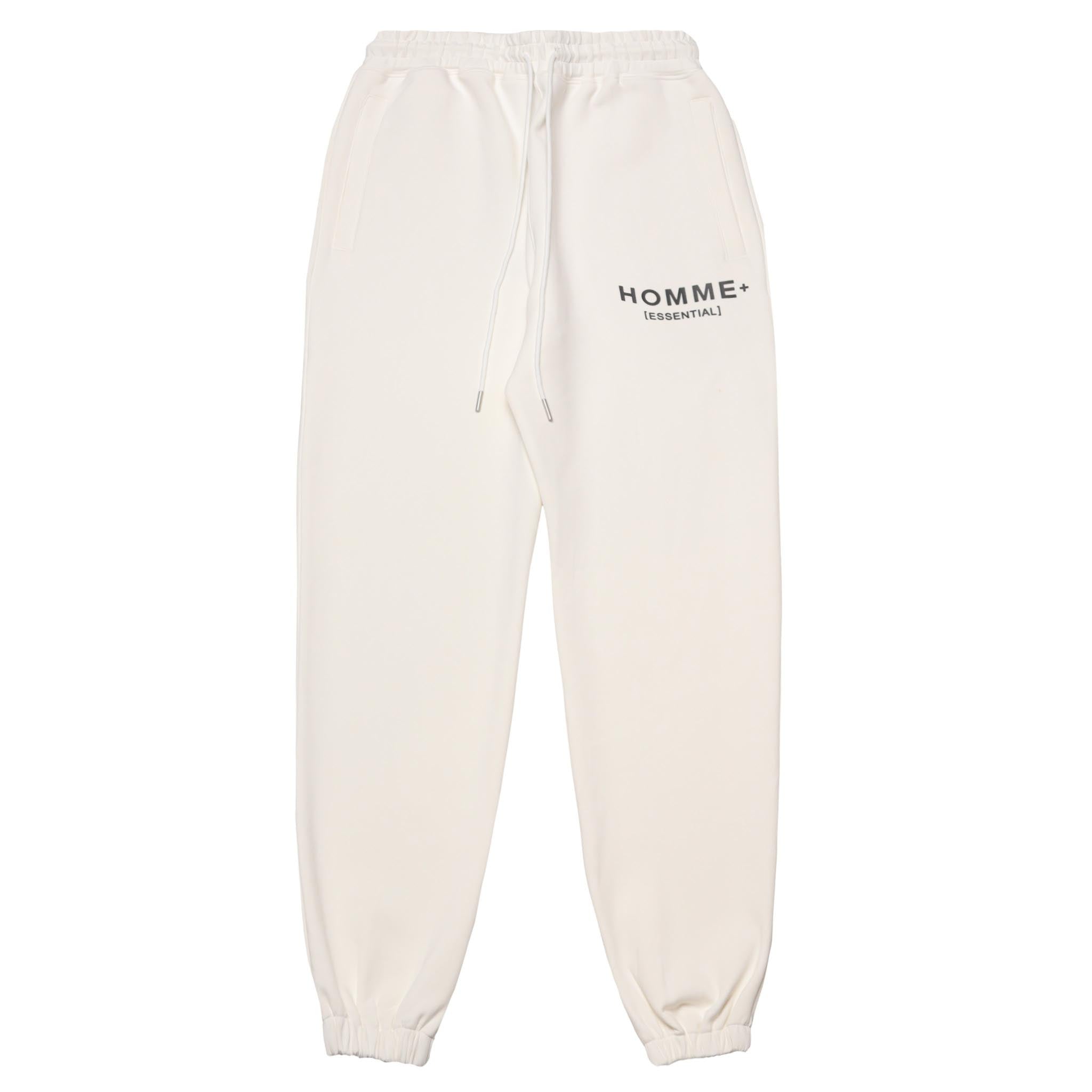 HOMME+ Essential Jogger Off White