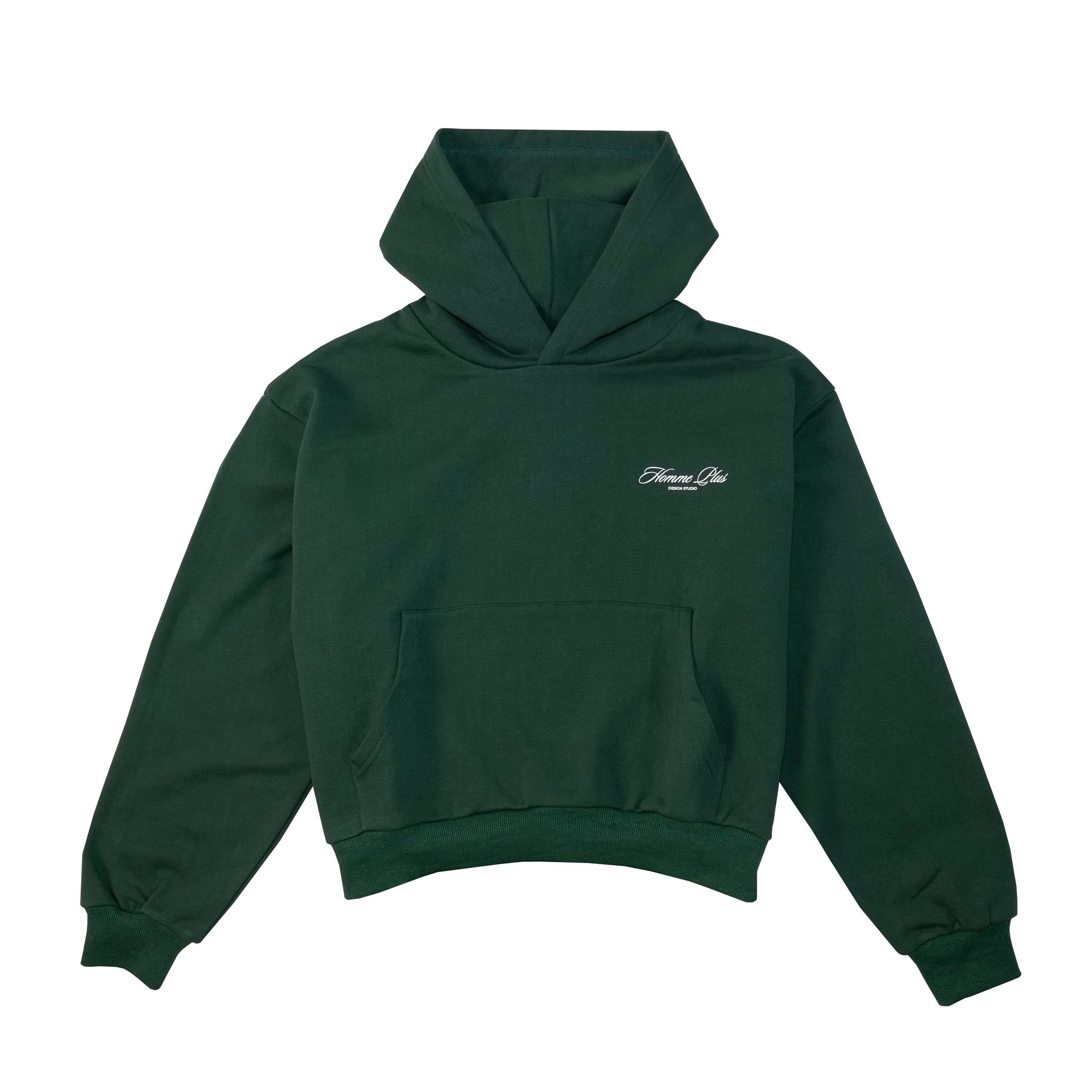 HOMME+ Script Hoodie Forest