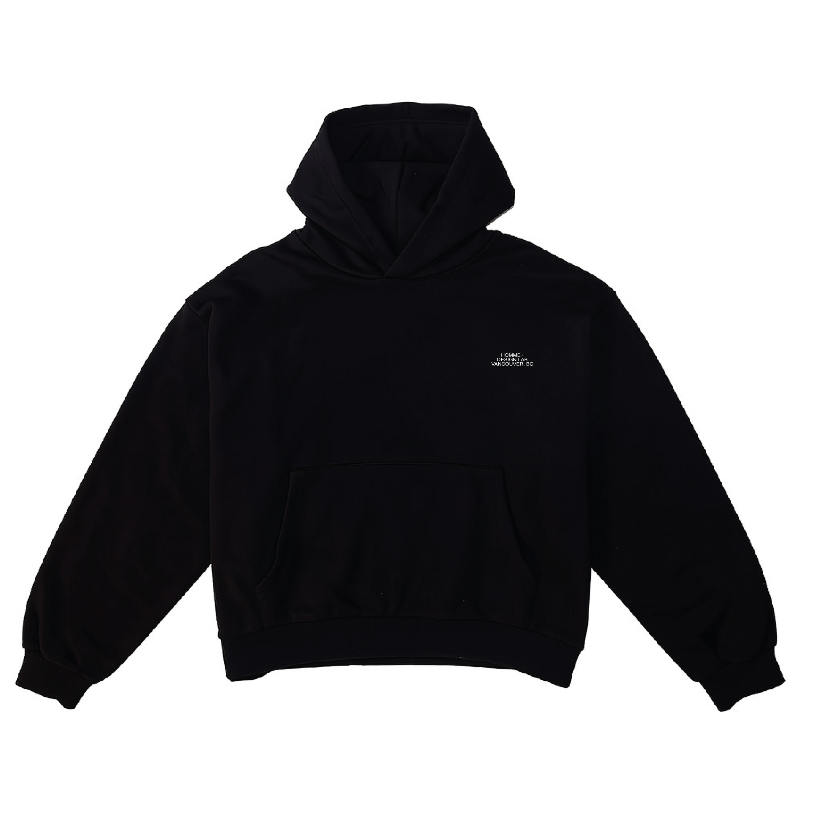 HOMME+ Bird Hoodie Black