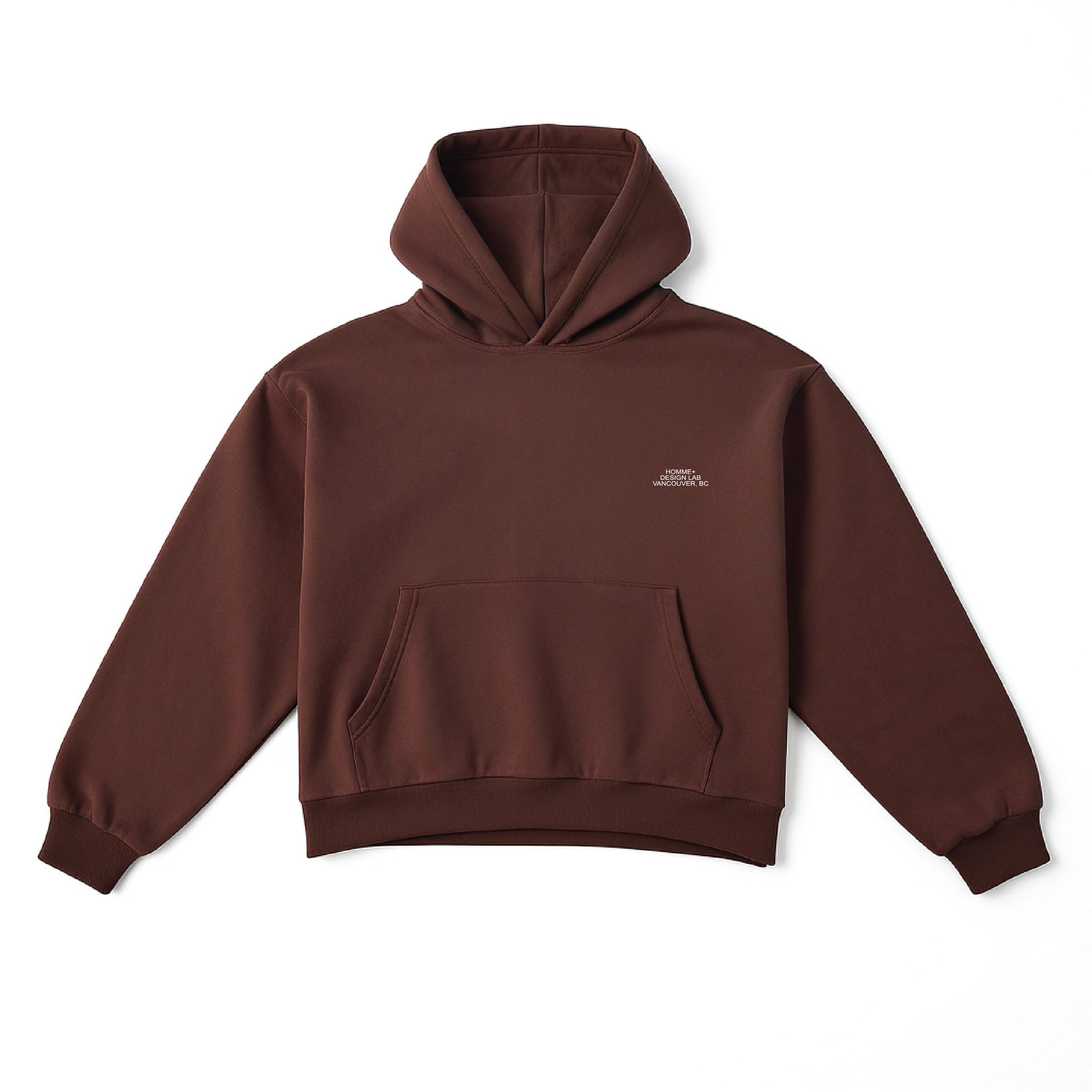 HOMME+ Bird Hoodie Chocolate