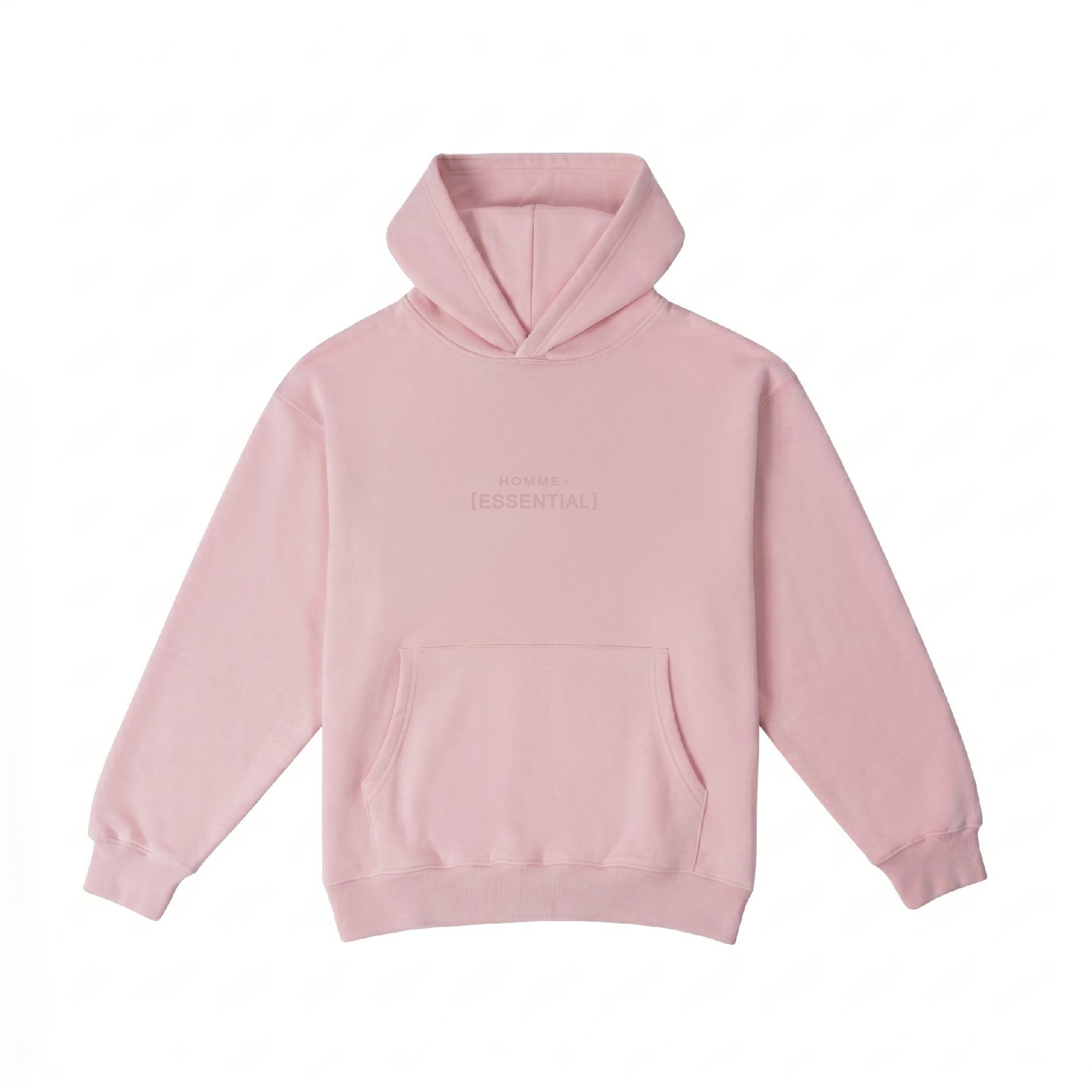HOMME+ Lightweight Essential Hoodie Rose