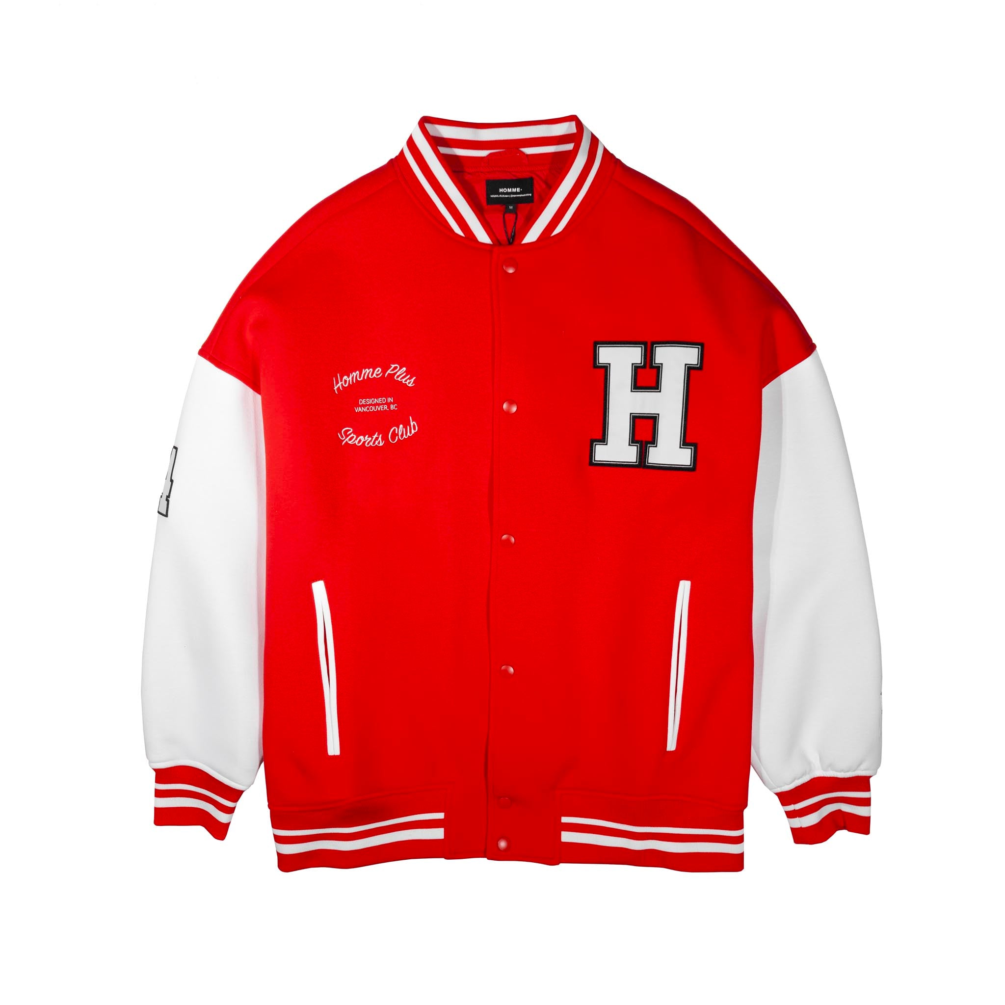 HOMME+ Varsity Jacket Cherry & SNEAKERBOX